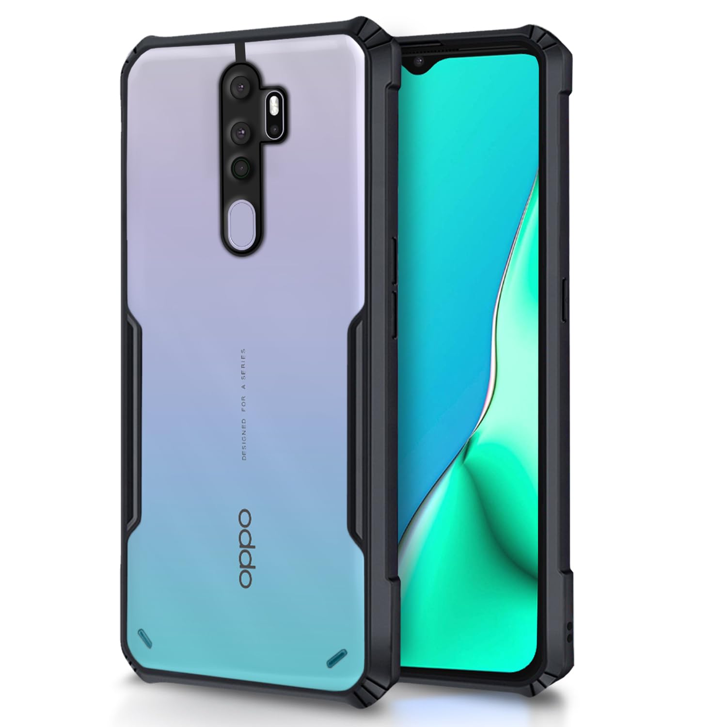 Oppo A5 2020/A9 2020 Eagle Back Cover -Black