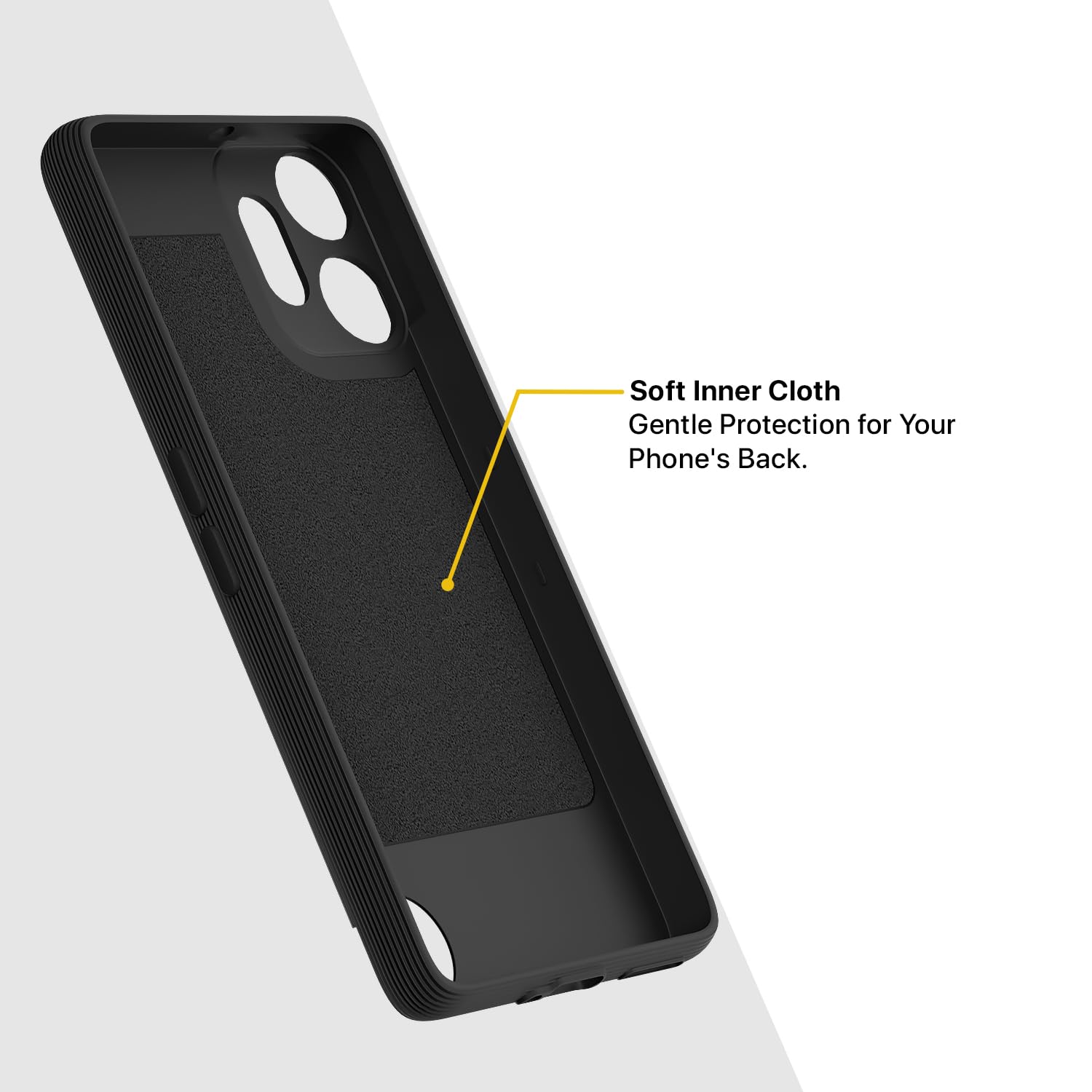 Pikkme CMF by Nothing Phone 2 Pro 5G Shockproof Stylish Cartoon Back Cover (Black)