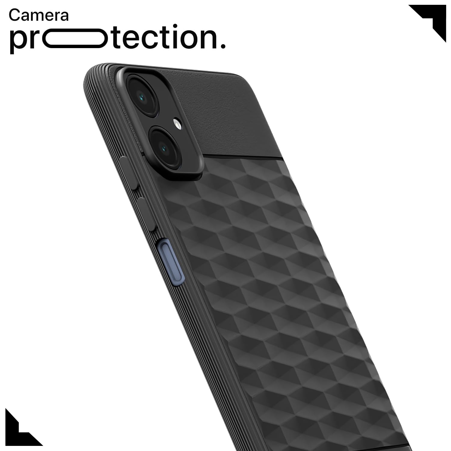 Pikkme Samsung Galaxy A06 Gencase Back Cover (Black)
