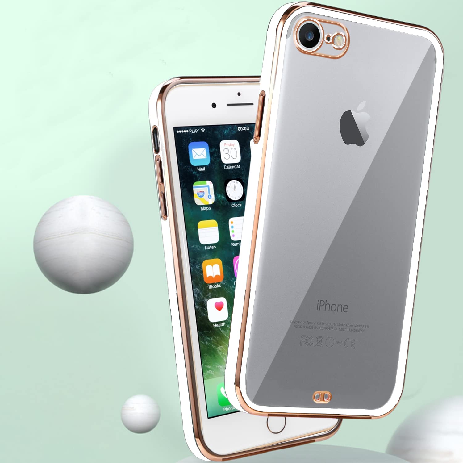 Pikkme white Chrome phone cover for iPhone 7/8 – photo 4