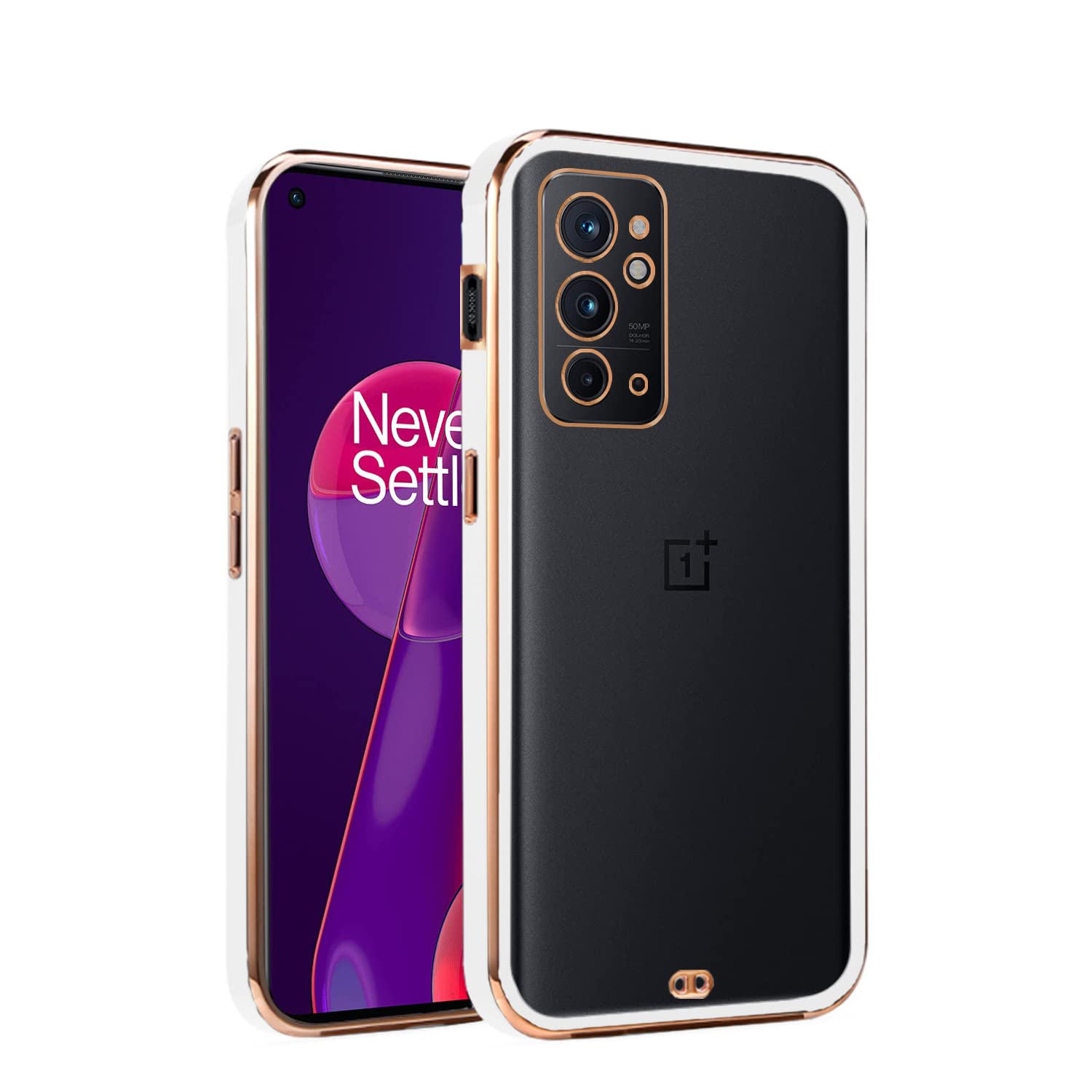 Pikkme OnePlus 9RT white mobile cover