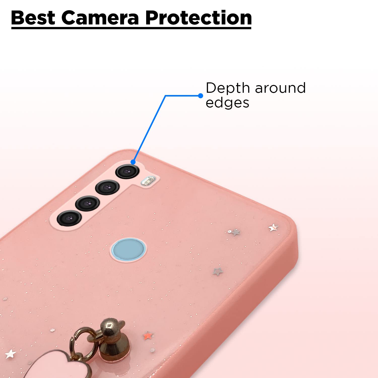 Redmi Note 8 mobile back cover in pink by Pikkme – photo 2