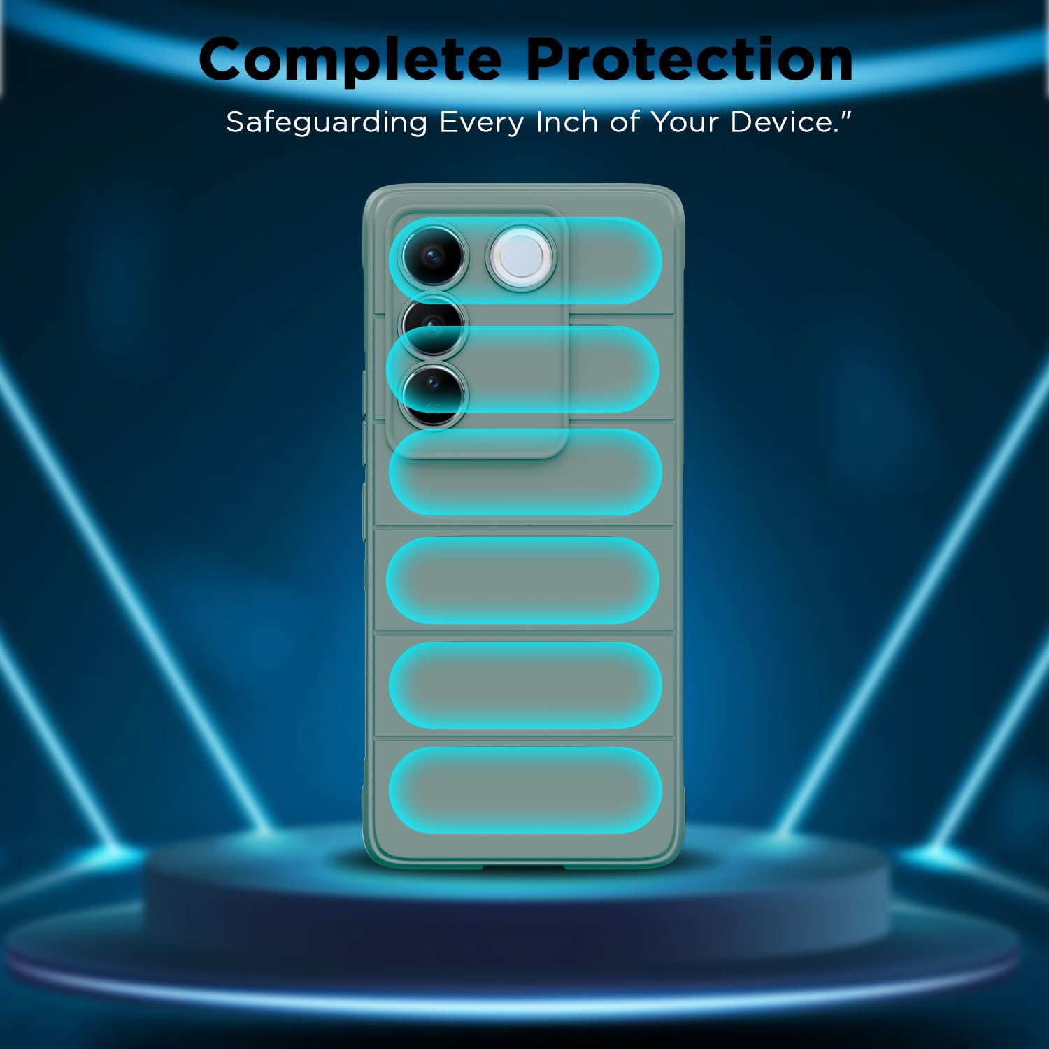 Pikkme green Liquid Silicone mobile cover for Vivo V27/V27 Pro 5G, Vivo V27 Pro/V27/S16 – photo 2