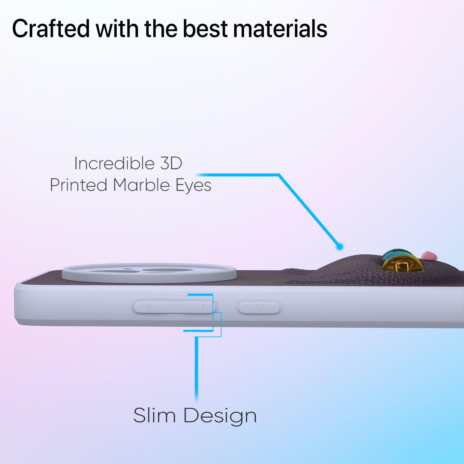 PIkkme Realme 14 Pro 5G Kitty Back Cover (Purple)