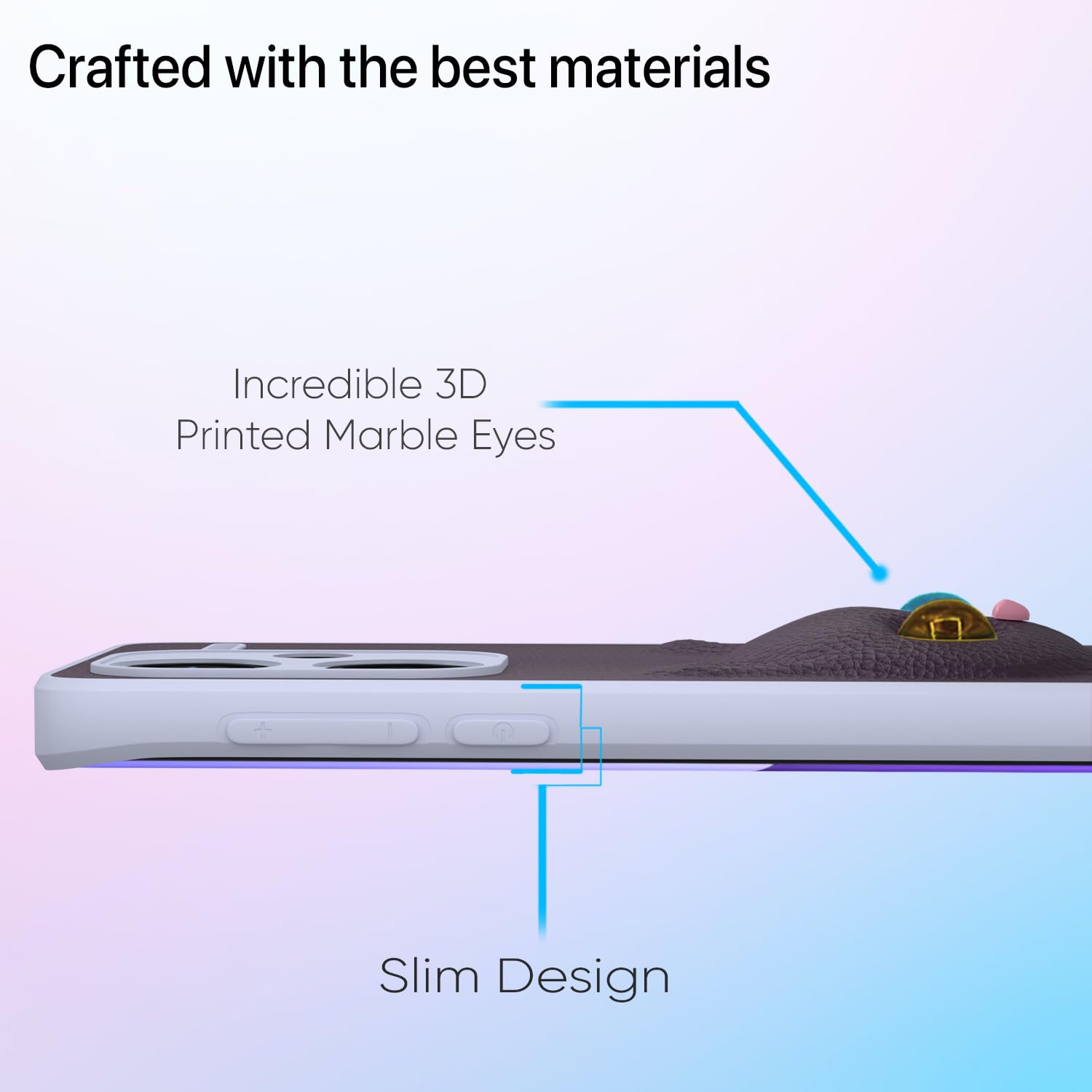 Pikkme Redmi Note 13 Pro Plus 5G Kitty Back Cover (Purple)