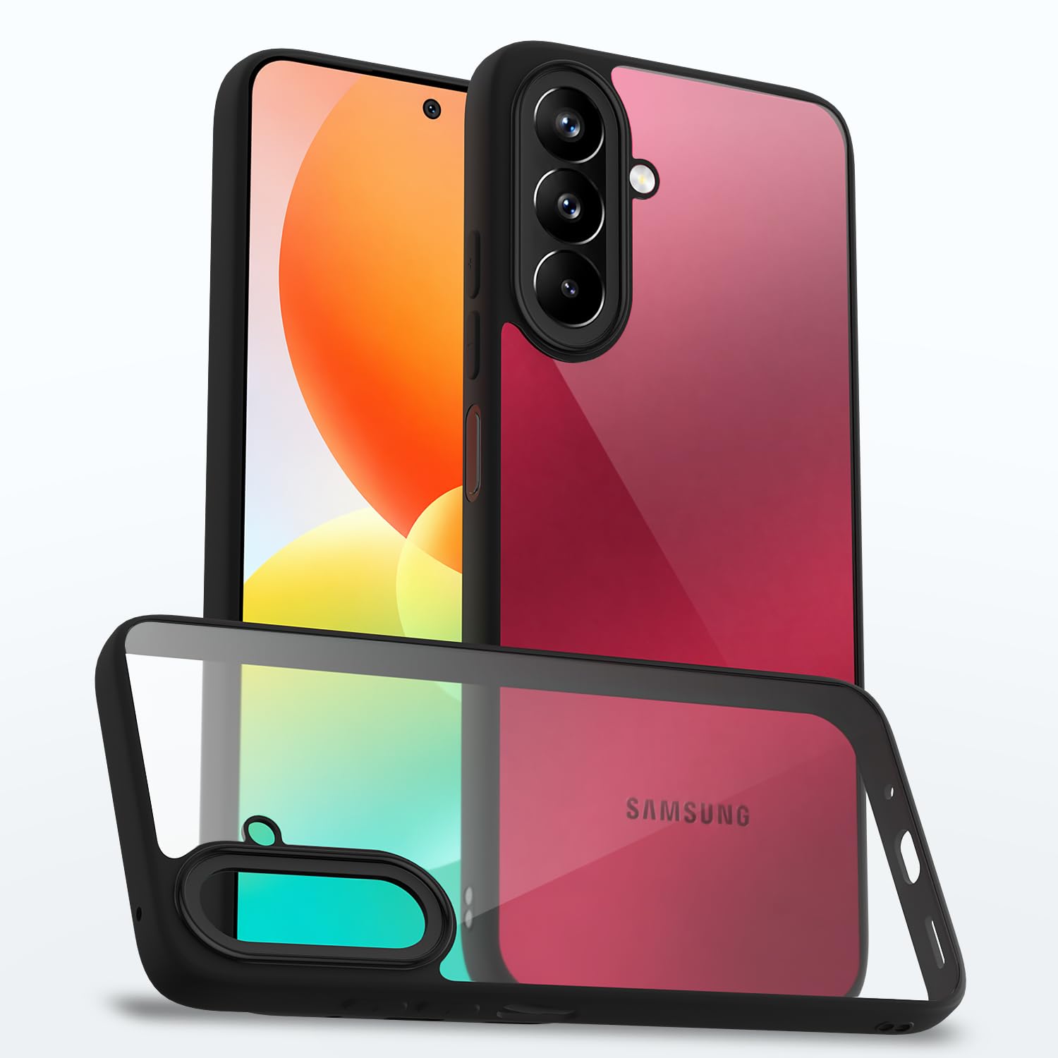 Samsung M47/A27 5G mobile cover in black by Pikkme