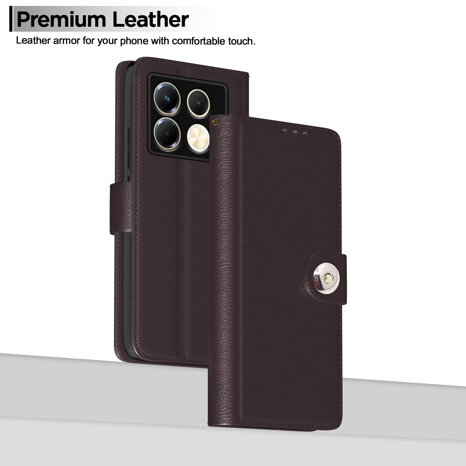 Pikkme coffee flip case for Infinix Note 40 5G – photo 2