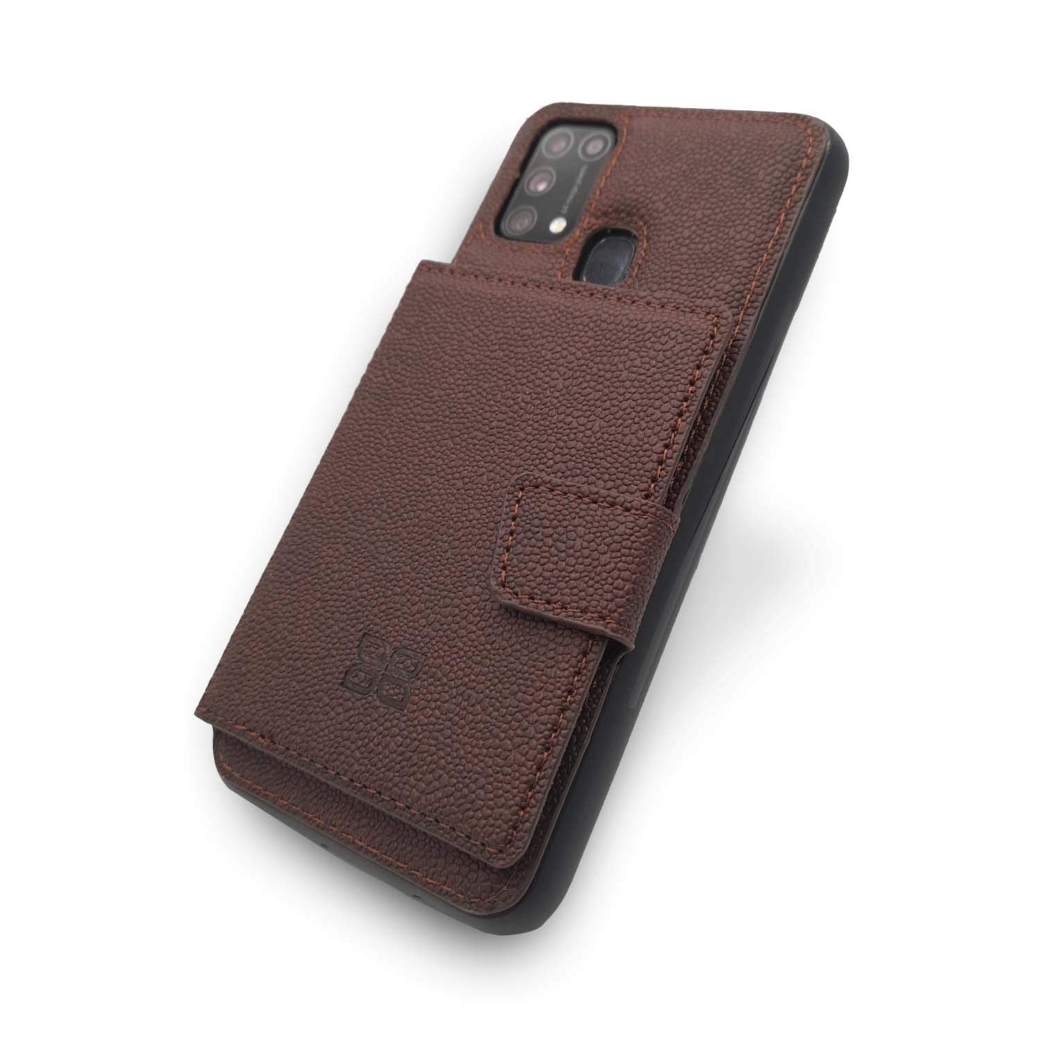 Dark brown Wallet phone cover for Samsung M31 – Pikkme – photo 7