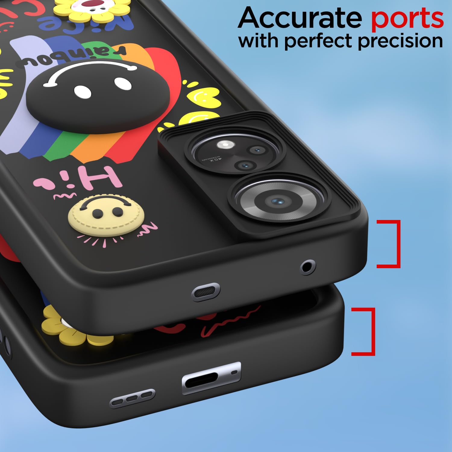 Pikkme black phone cover for Oppo Reno 8T – photo 4