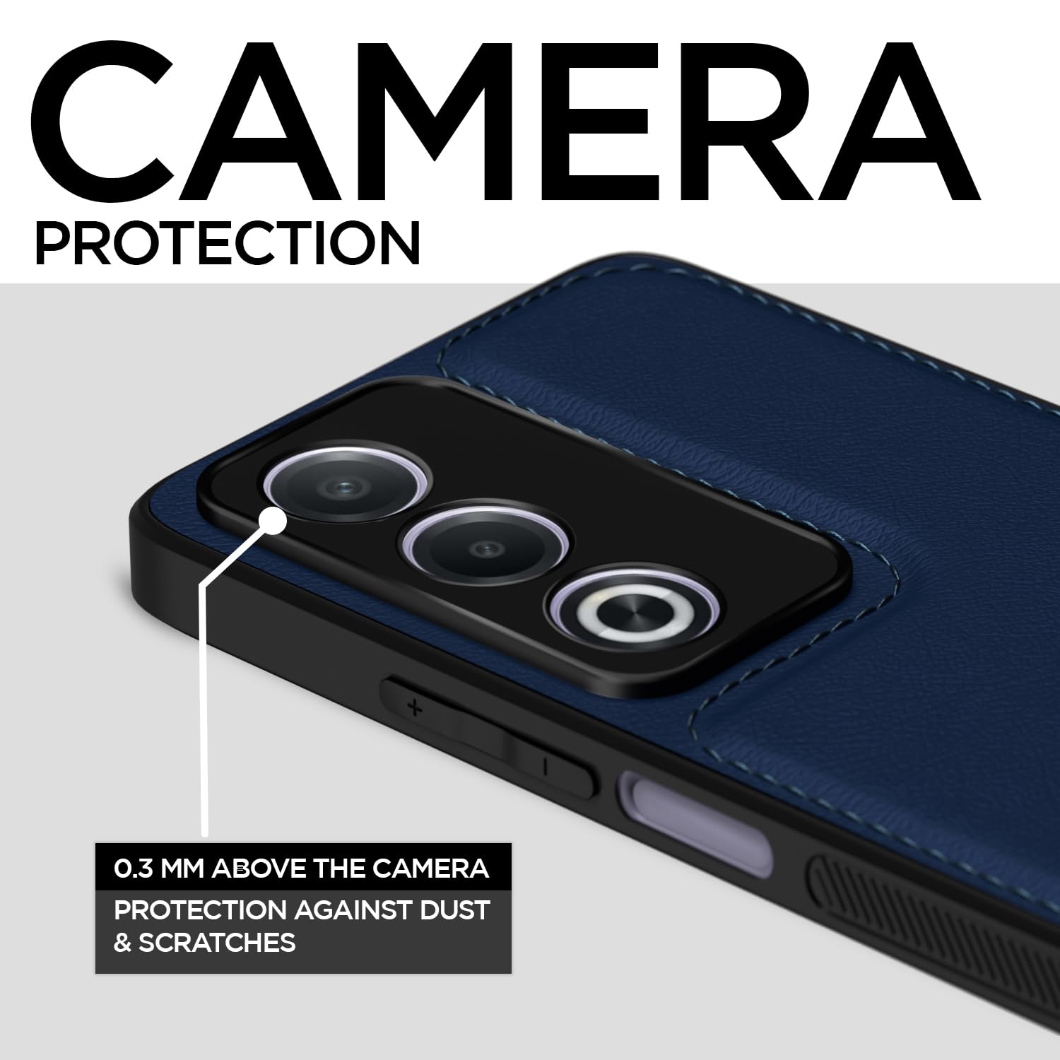 Pikkme Oppo A3 Pro 5G blue mobile back cover – photo 3