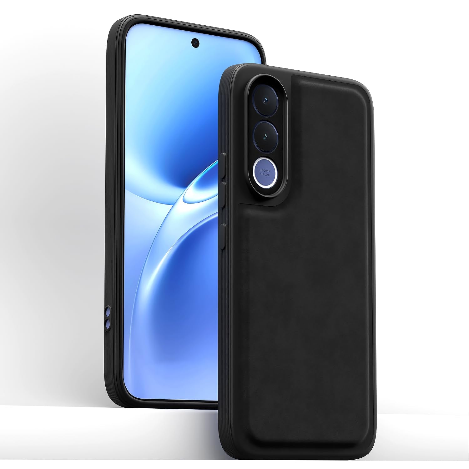 Vivo V70 FE 5G mobile back cover in black by Pikkme – photo 2