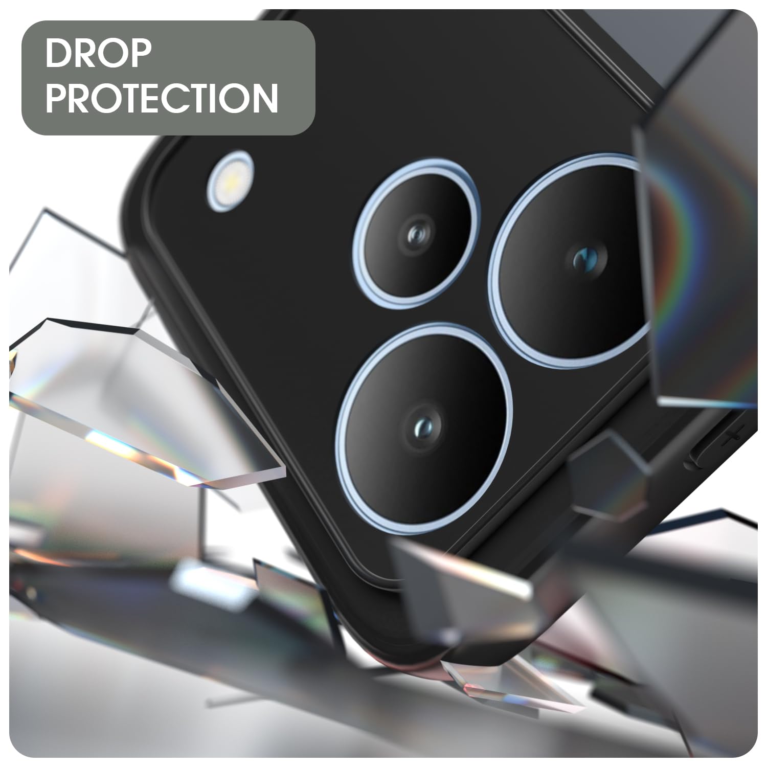 Realme P4 5G MagSafe mobile cover in black smoke mag-safe by Pikkme – photo 5