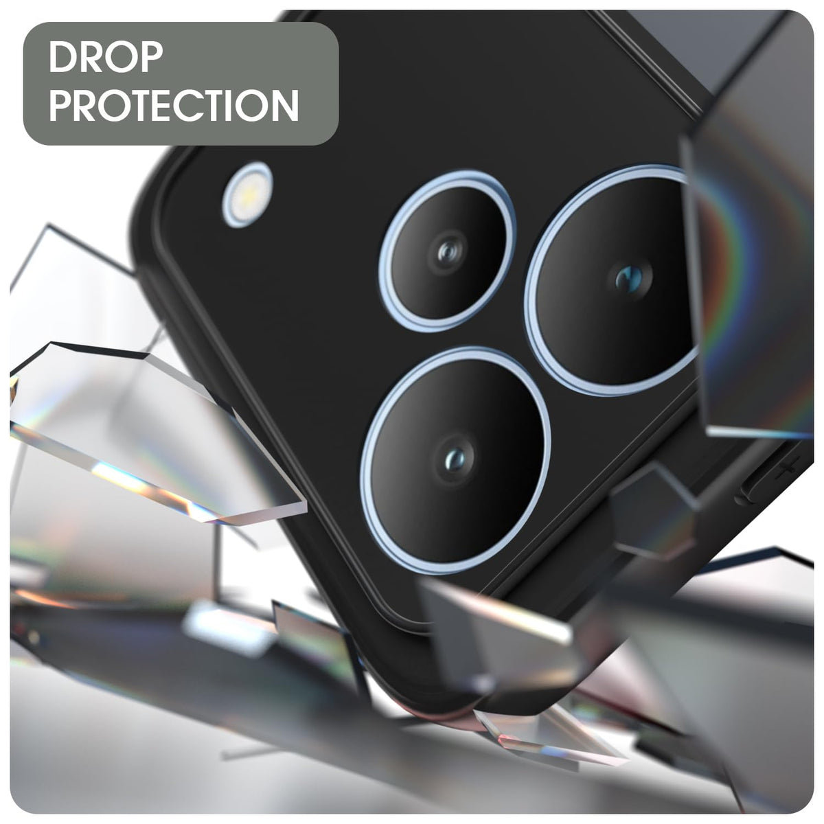 Realme P4 5G MagSafe mobile cover in black smoke mag-safe by Pikkme – photo 5