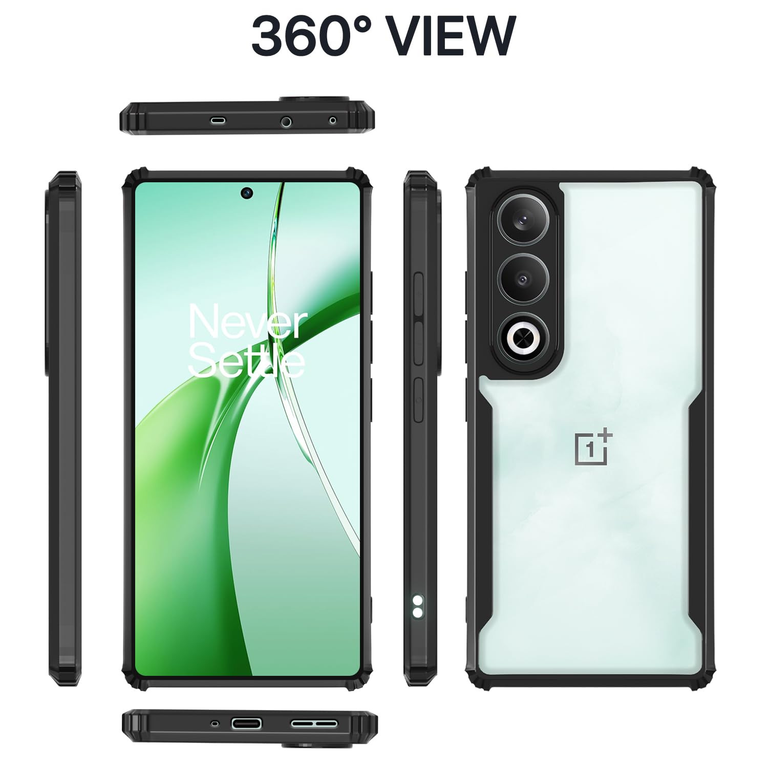 Pikkme OnePlus Nord Ce 4 5G Eagle Back Cover (Black)