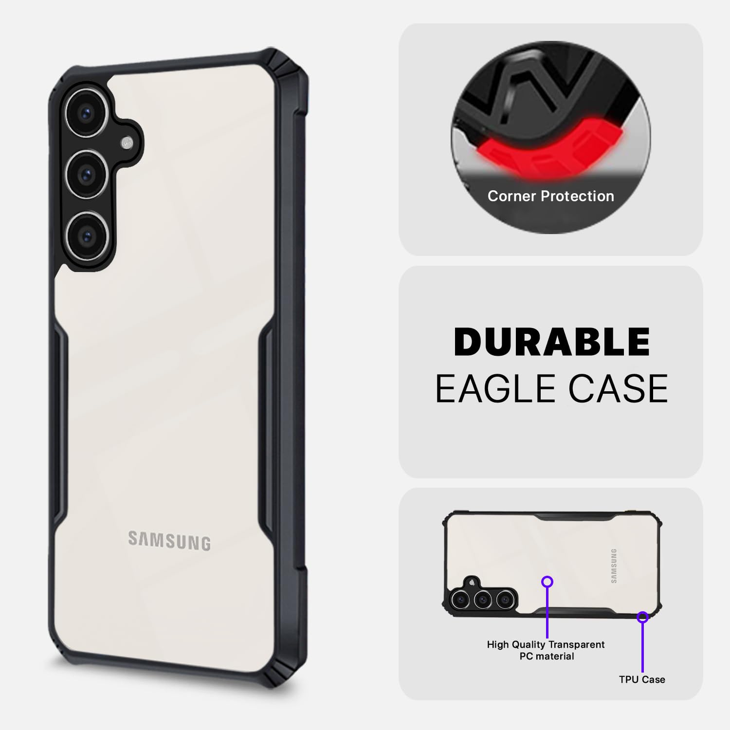 Black Eagle mobile back cover for Samsung S23 FE 5G – Pikkme – photo 5