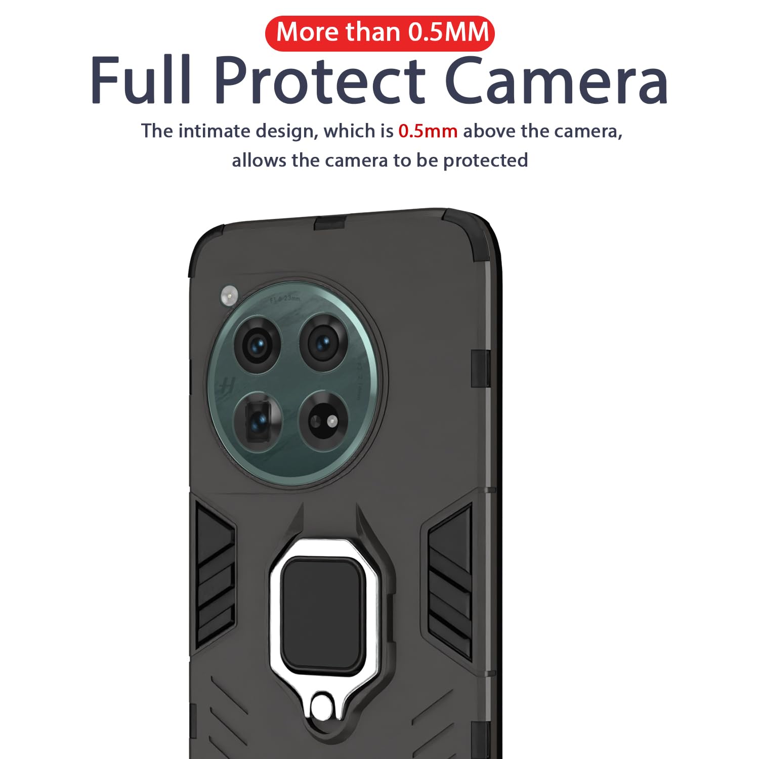 Pikkme black phone cover for OnePlus 12 5G – photo 7