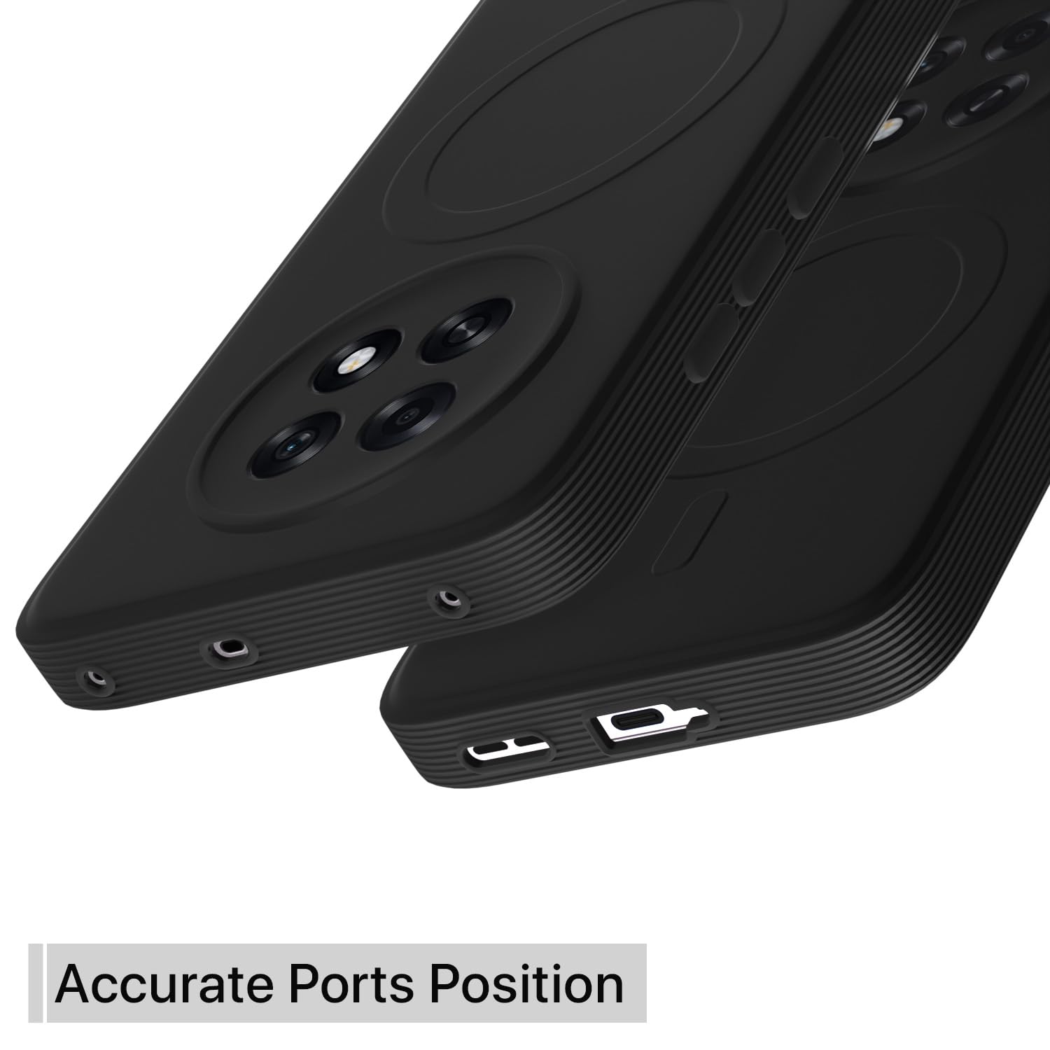 Black phone cover for Oppo F31 Pro Plus 5G – Pikkme – photo 4