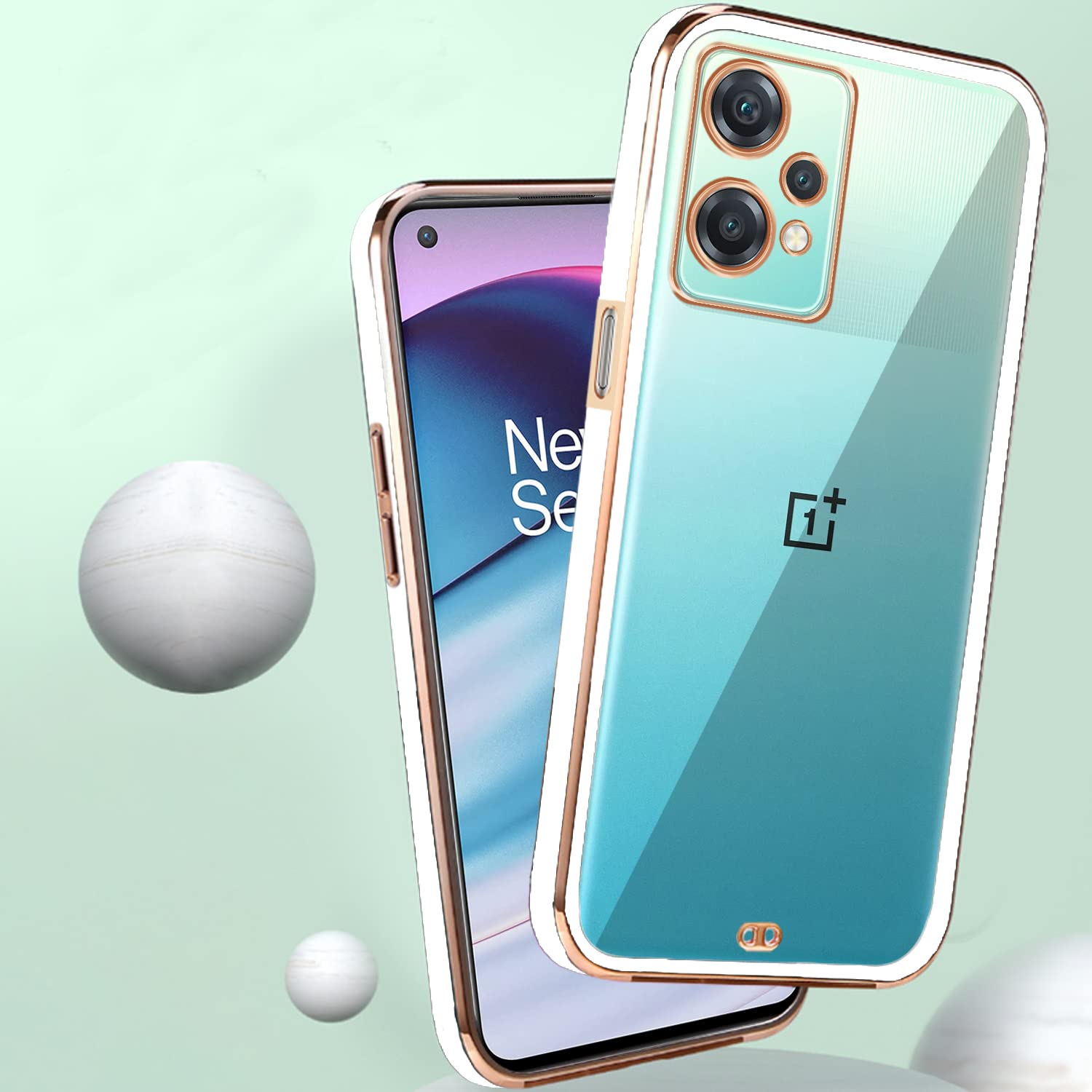 Pikkme white Chrome back cover for OnePlus Nord CE 2 Lite 5G – photo 4