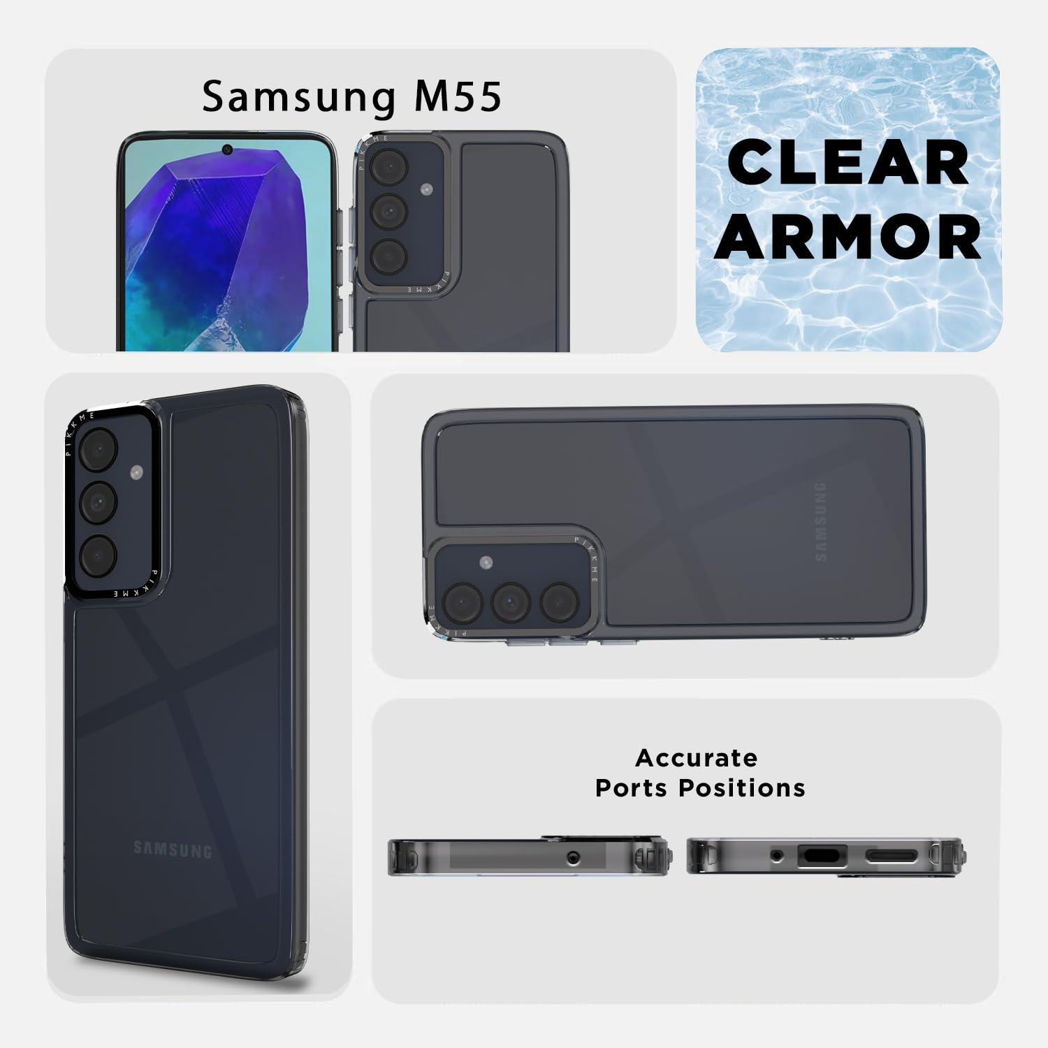 Pikkme transparent mobile cover for Samsung M55/M55s/F55 5G – photo 6