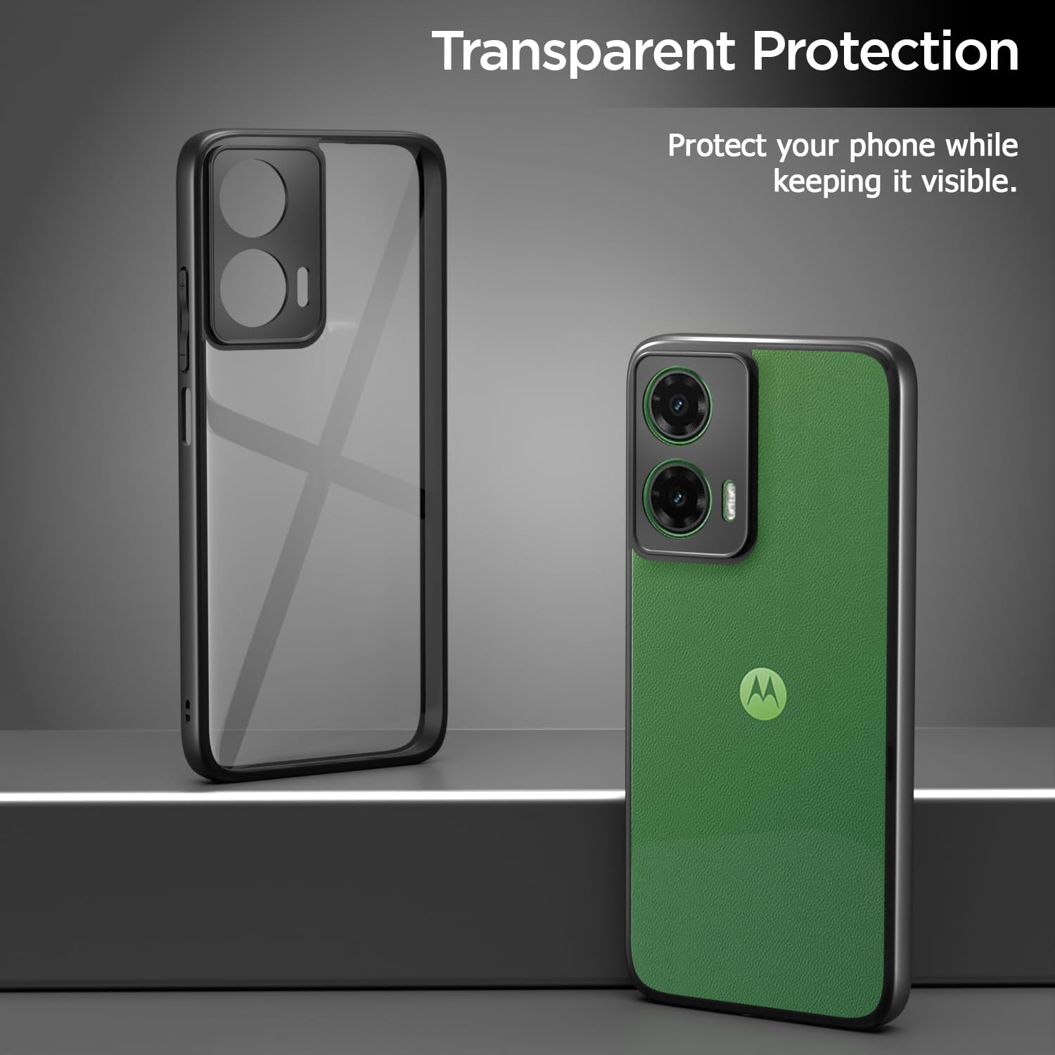 Black phone cover for Moto G35 5G – Pikkme – photo 3