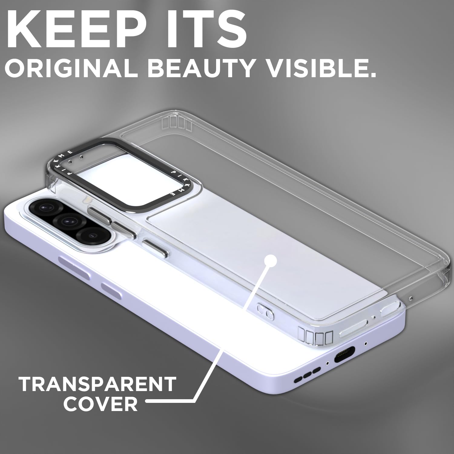Pikkme Samsung A36 5G transparent phone cover – photo 2