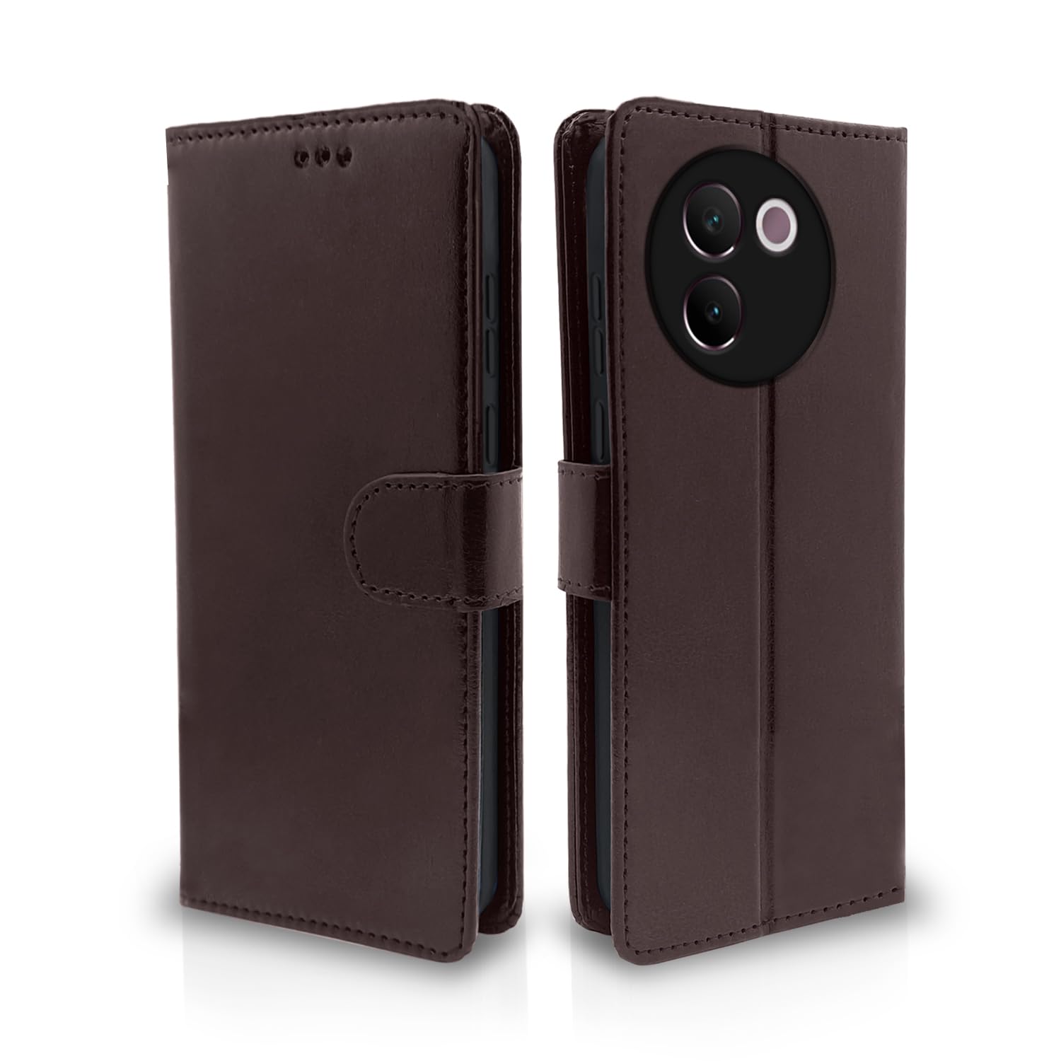 Vivo V30e 5G Coffee Vintage Flip Cover