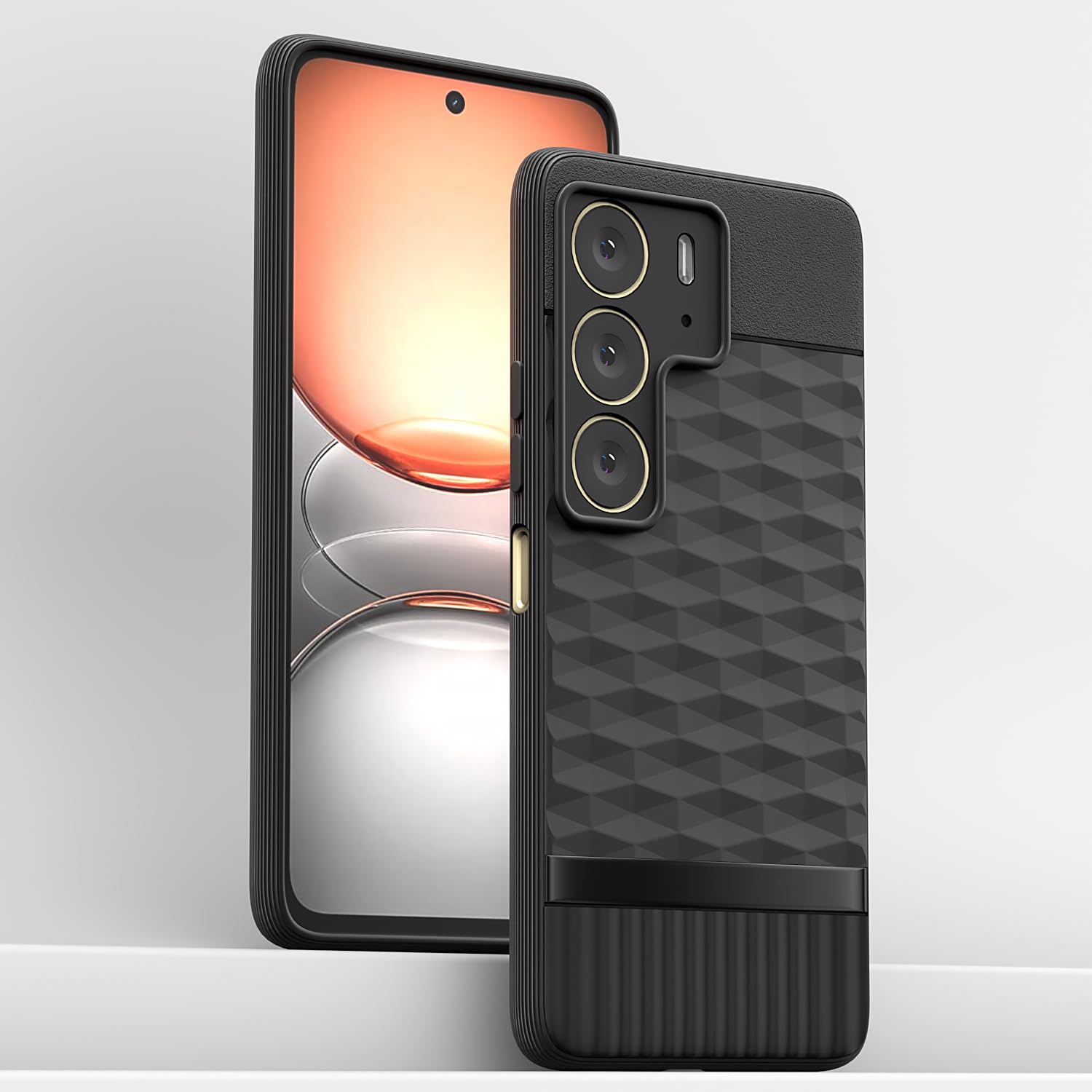 Pikkme Realme C75 Gencase Back Cover (Black)