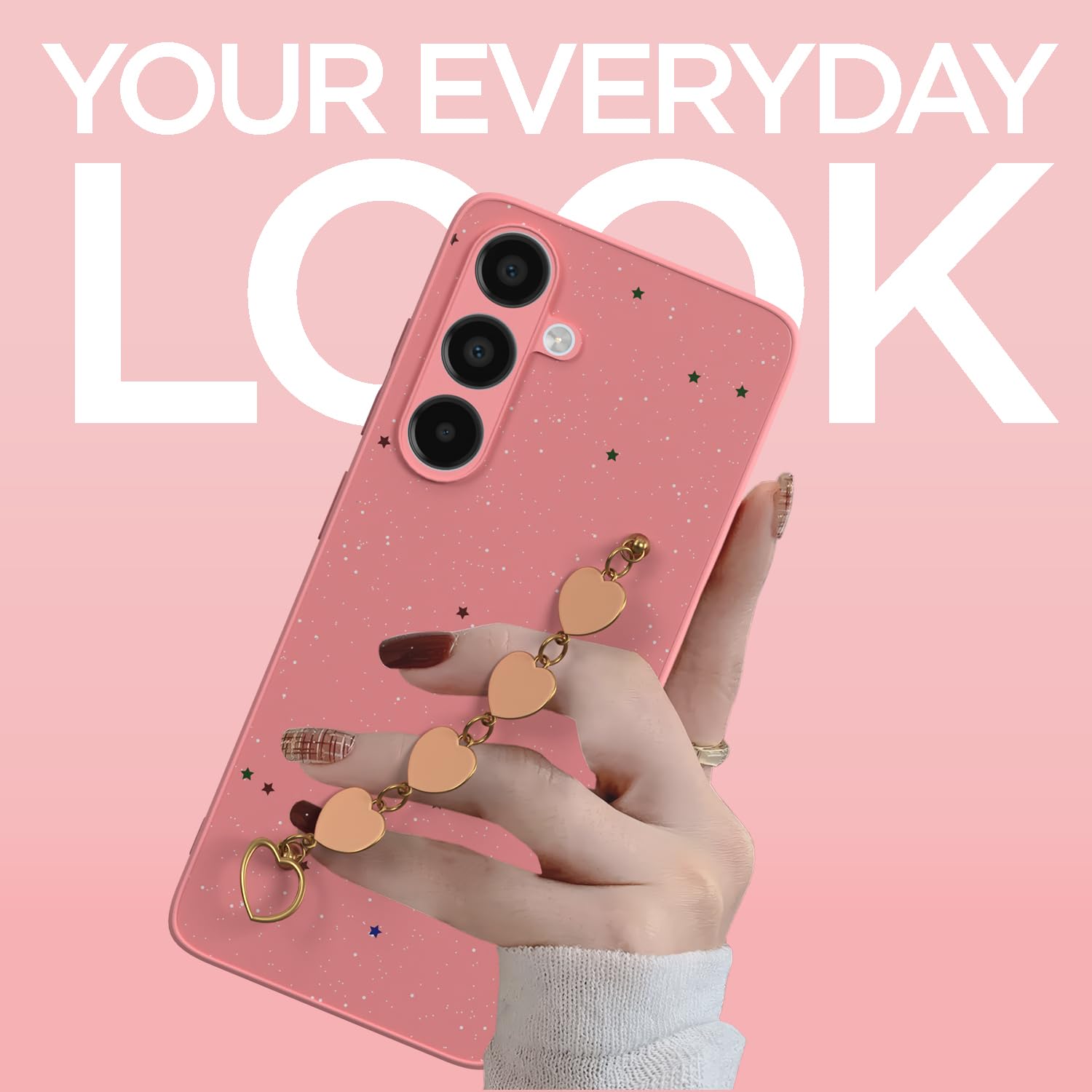 Pikkme Samsung A15 5G Chain pink back cover – photo 2