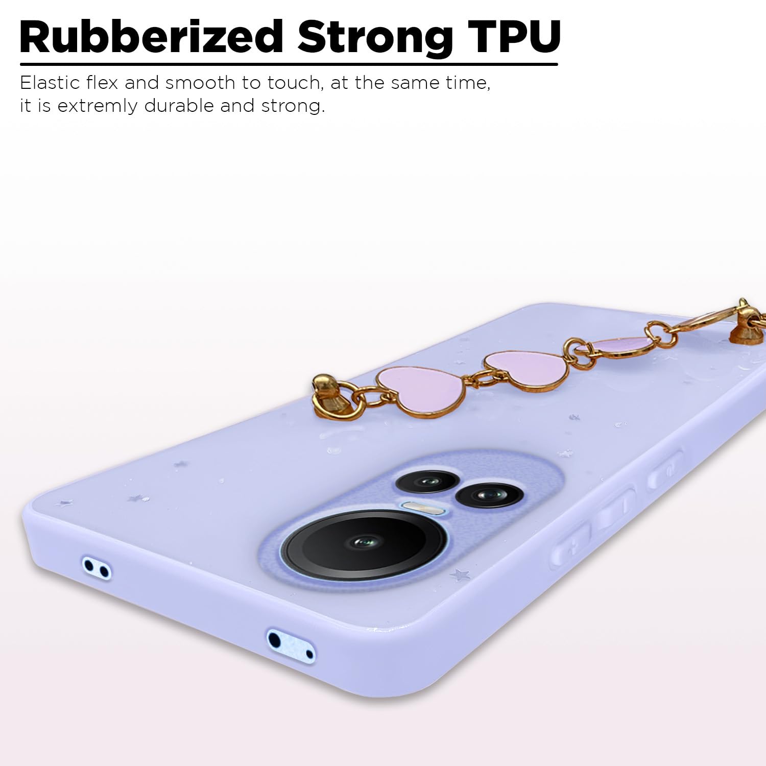 Pikkme purple Chain phone cover for Oppo Reno 10 Pro 5G – photo 5