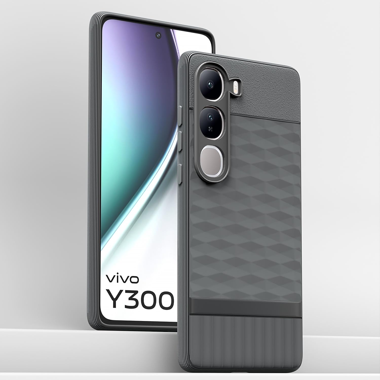 Pikkme Vivo Y300 5G Gencase Back Cover (Grey)