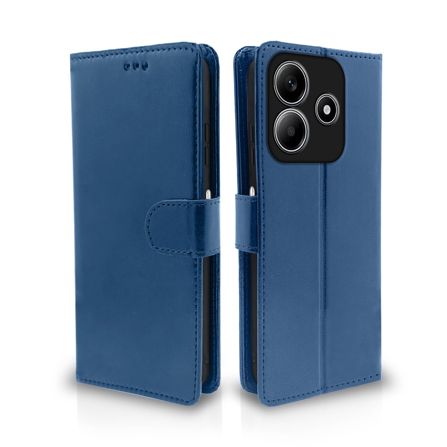 Pikkme Redmi Note 14 5G blue wallet flip cover