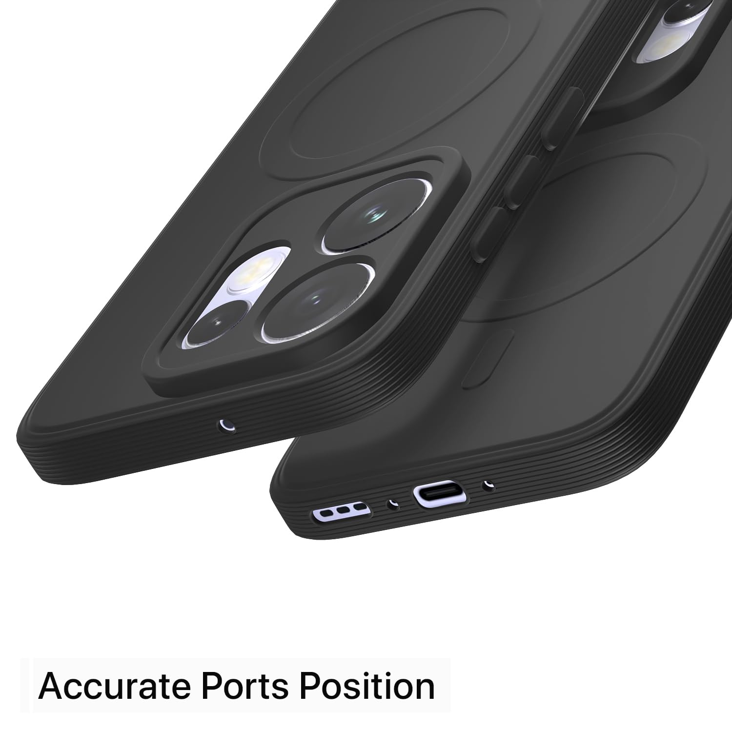 Black phone cover for Oppo Reno 16 5G – Pikkme – photo 4