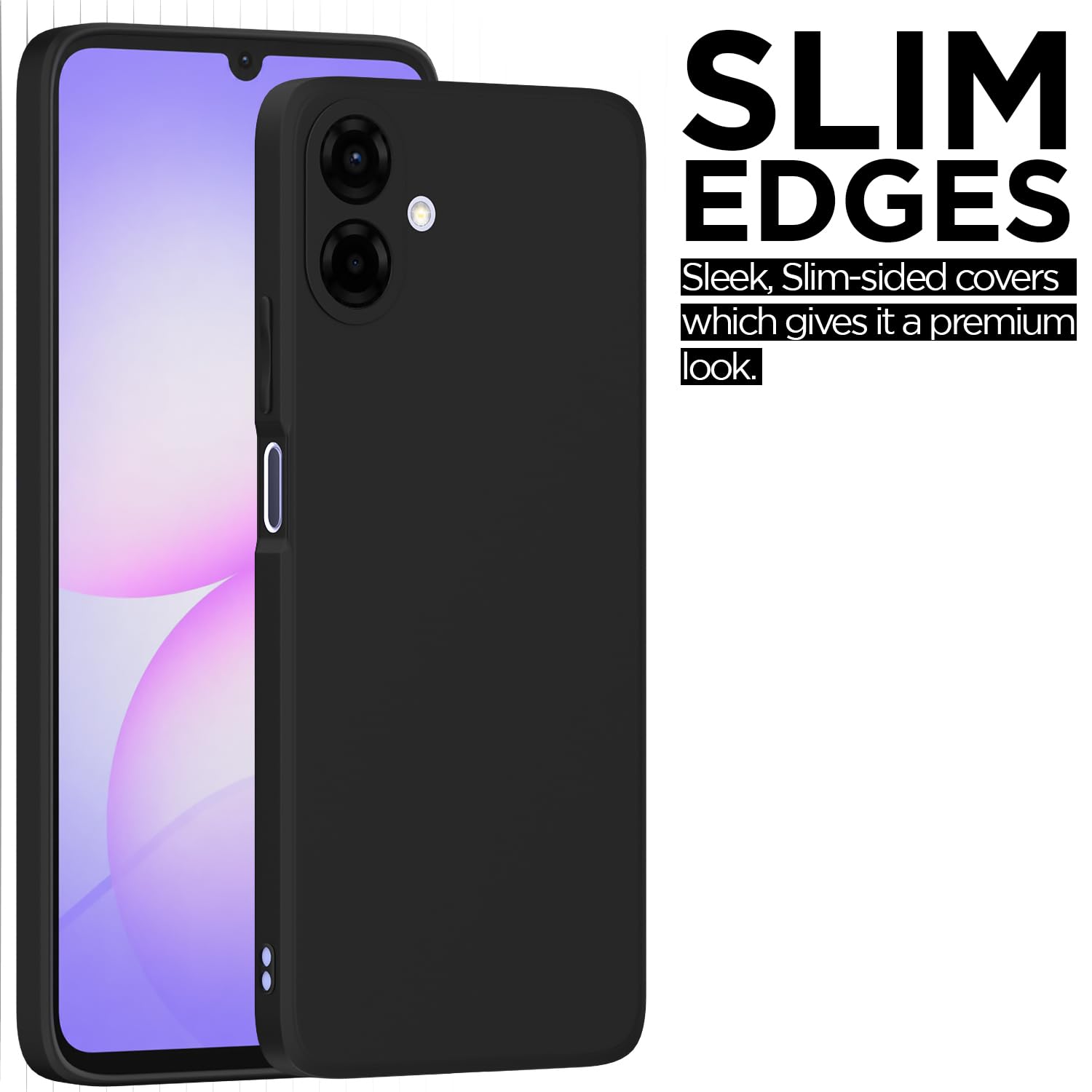 Pikkme Samsung F70e 5G/M07/F07/A07/A07 5G black mobile back cover – photo 6