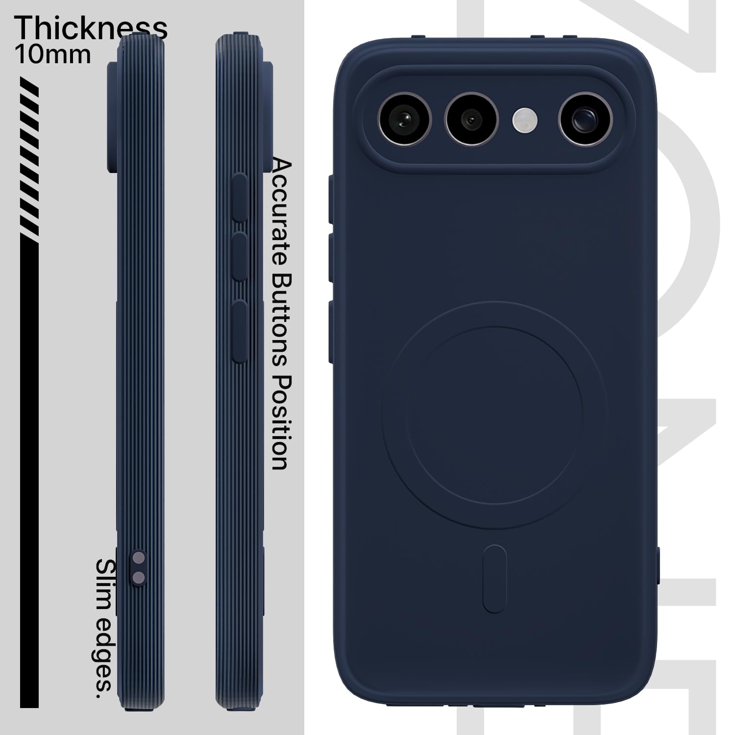 Blue back cover for Vivo X300 FE 5G – Pikkme – photo 3