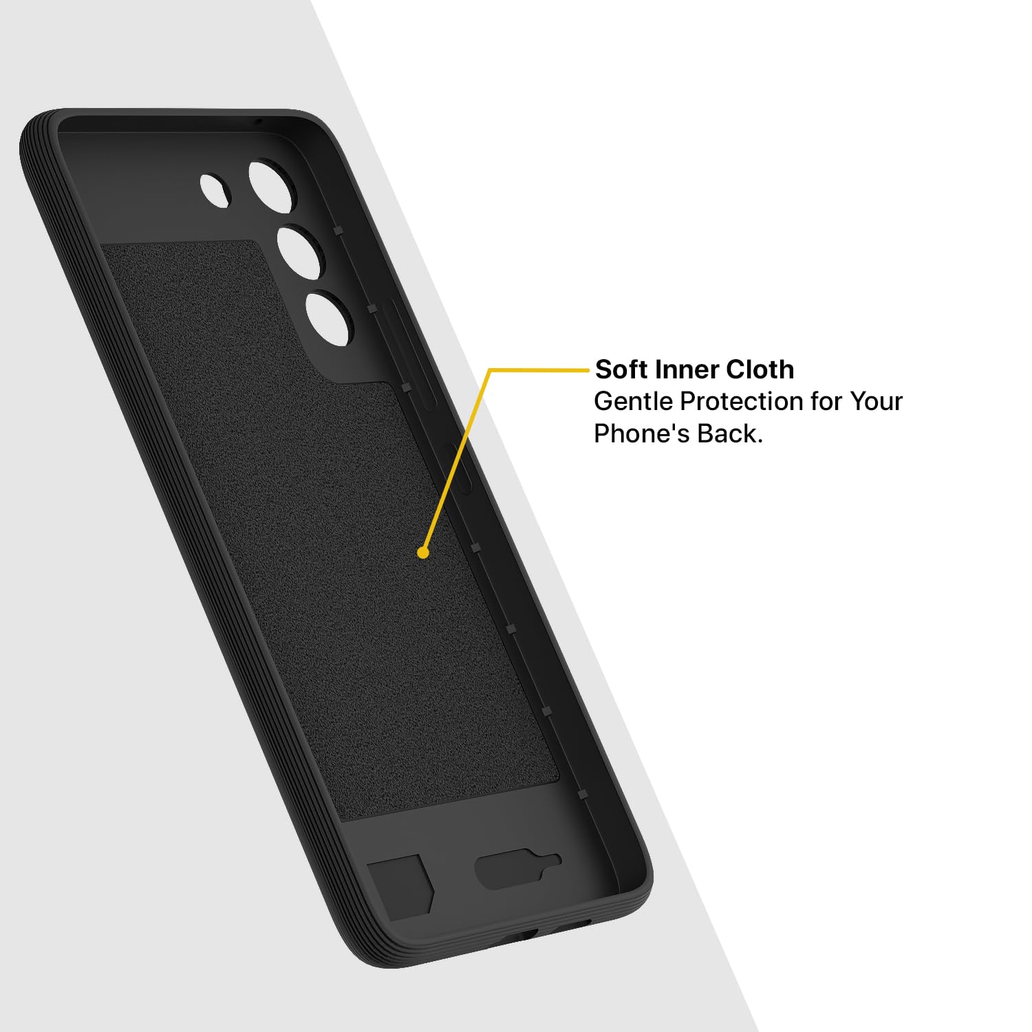 Pikkme Samsung Galaxy S21 FE 5G Gencase Back Cover (Black)