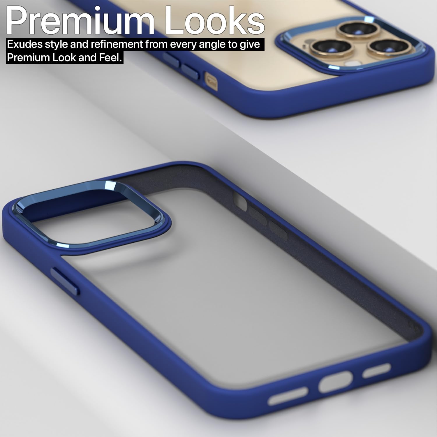 Pikkme iPhone 13 Pro Max dark blue phone cover – photo 5
