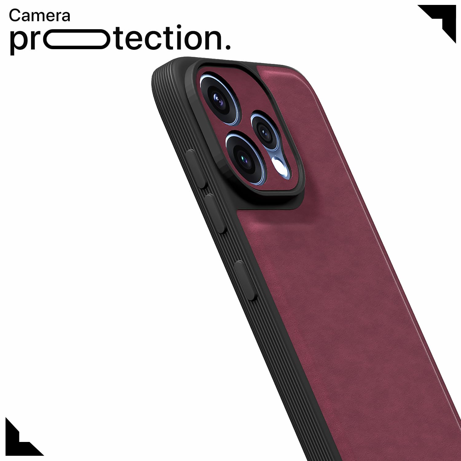 Oppo Reno 15 5G Leather mobile cover in purple by Pikkme – photo 5