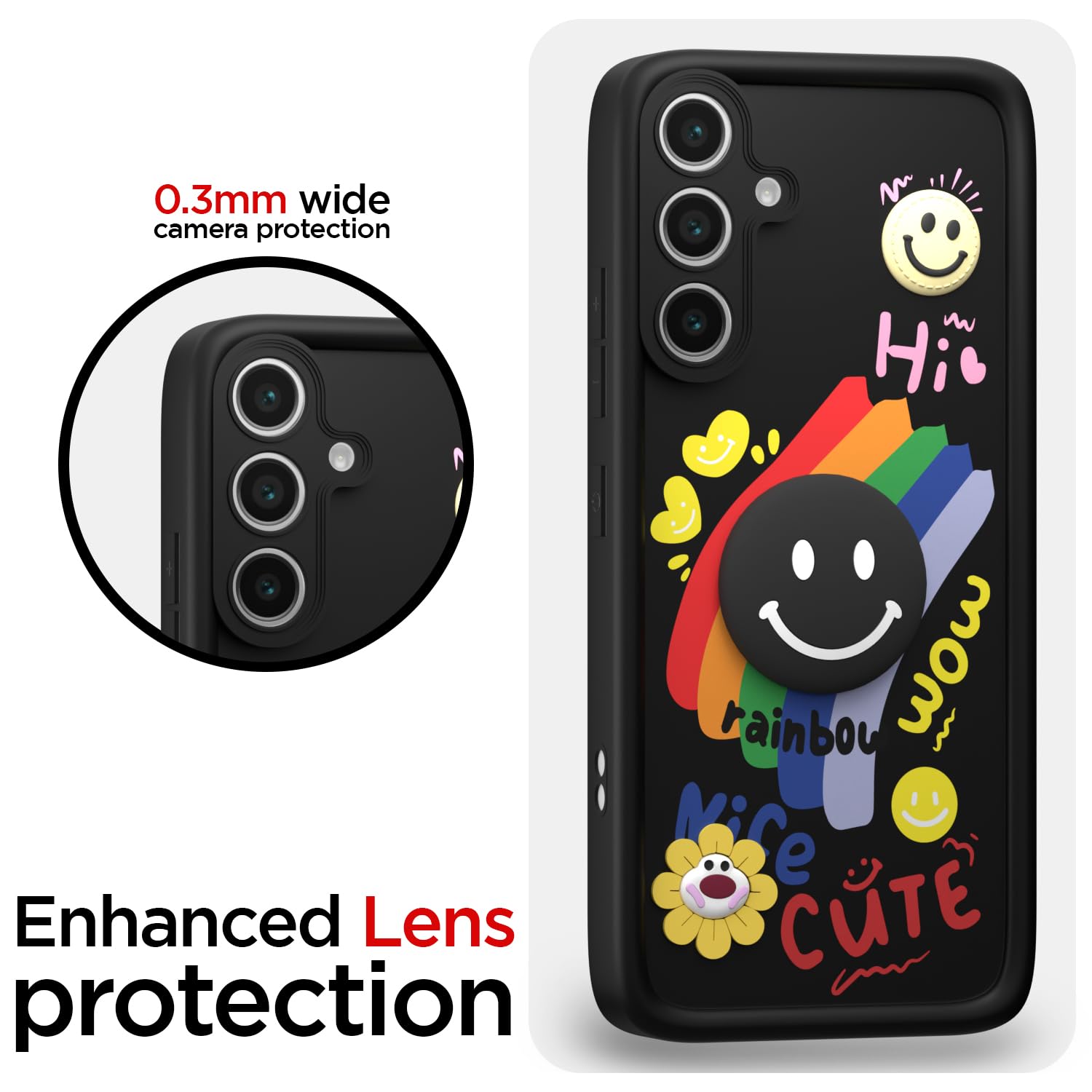 Samsung S24 FE 5G mobile cover in black by Pikkme – photo 5