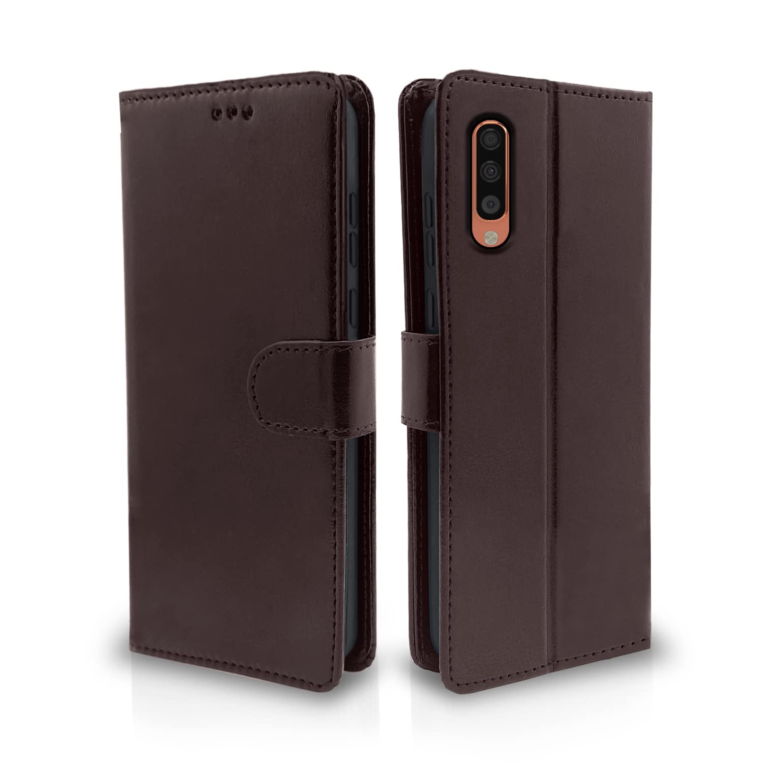 Samsung Galaxy A70 / A70s Vintage Flip Cover - Coffee