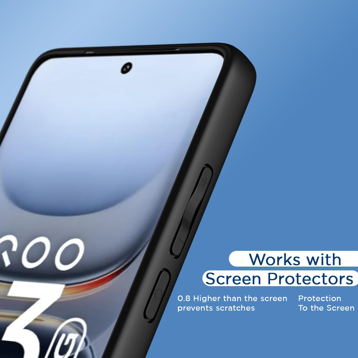 Pikkme iQOO 13 5G Eagle 2.0 Back Cover (Black)