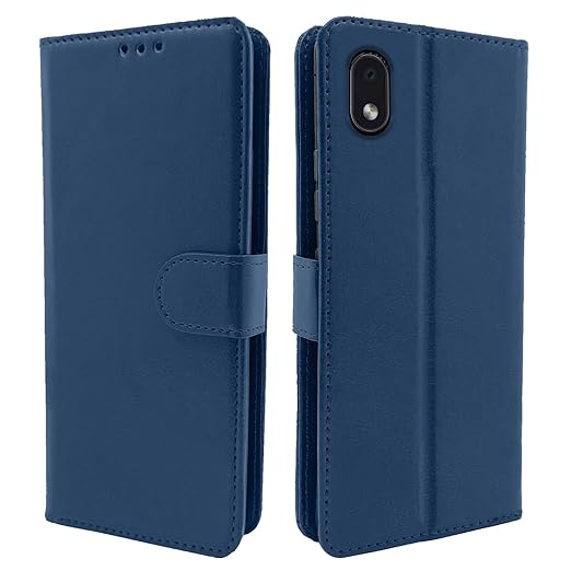 Pikkme Samsung Galaxy M01 core blue Flip Cover