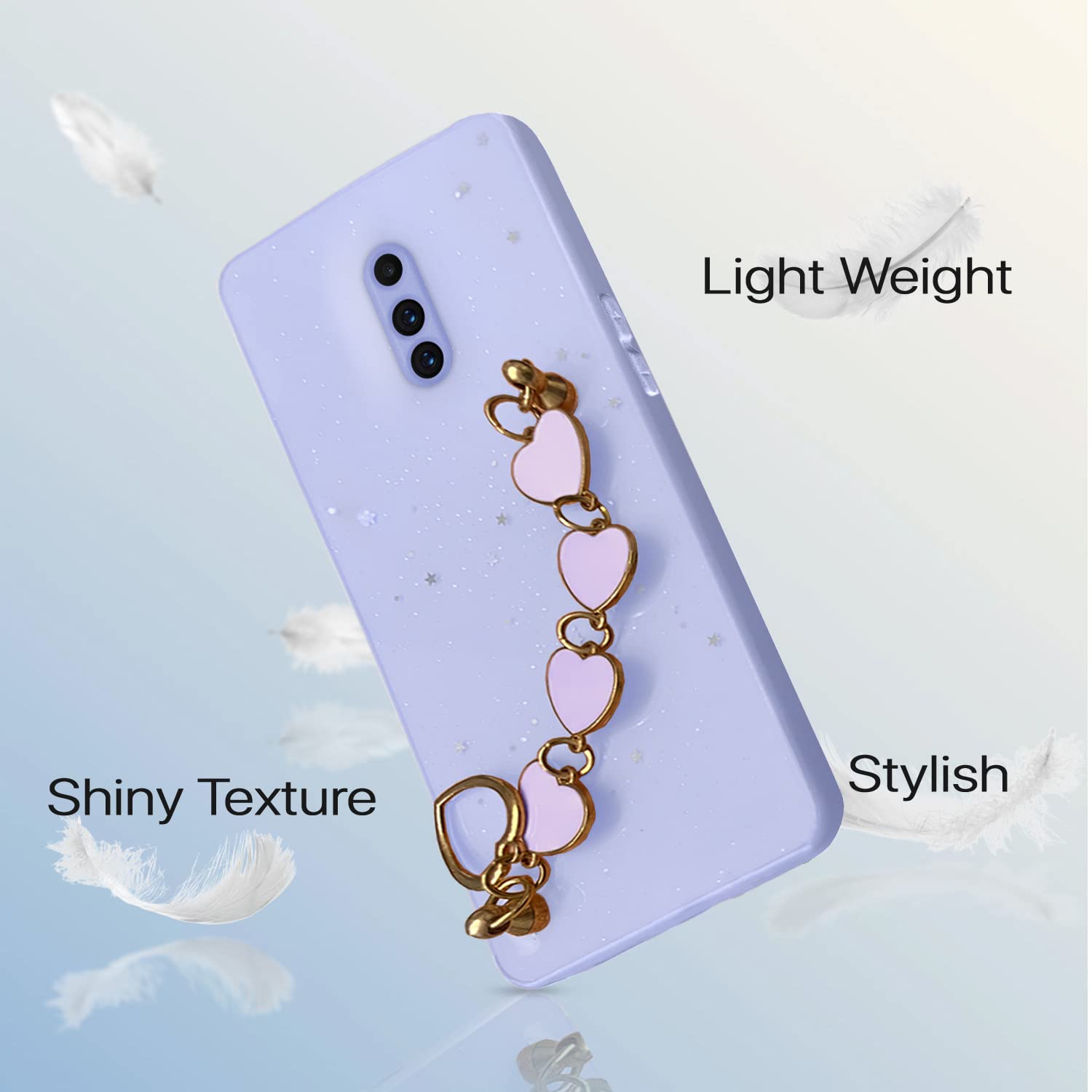 Pikkme purple Chain mobile back cover for OnePlus 6T/7/1 – photo 5
