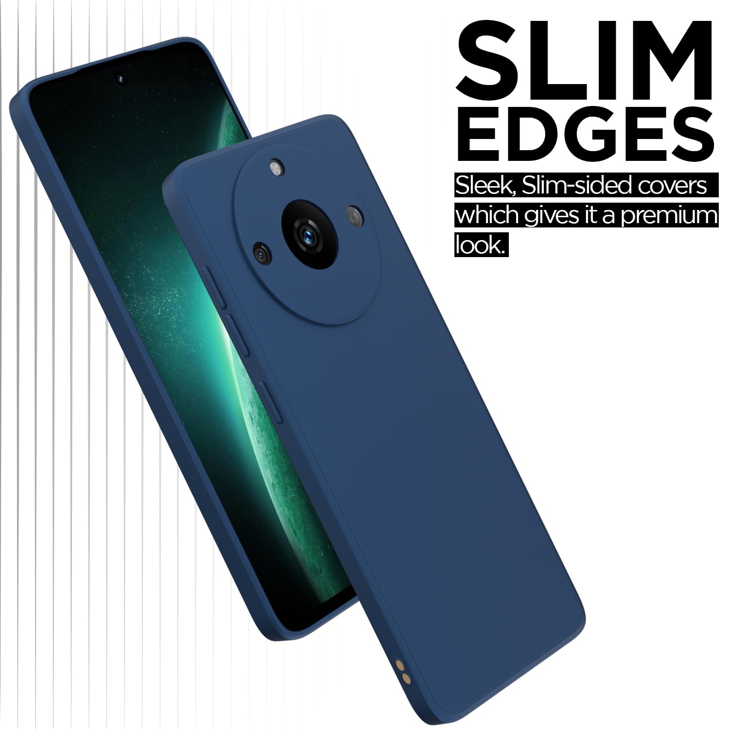 Pikkme blue Matte mobile back cover for Realme Narzo 60 5G – photo 3