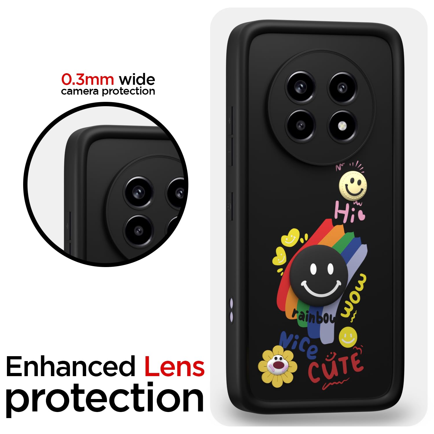 Pikkme black mobile cover for Realme 13 Pro/13 Pro Plus 5G – photo 5