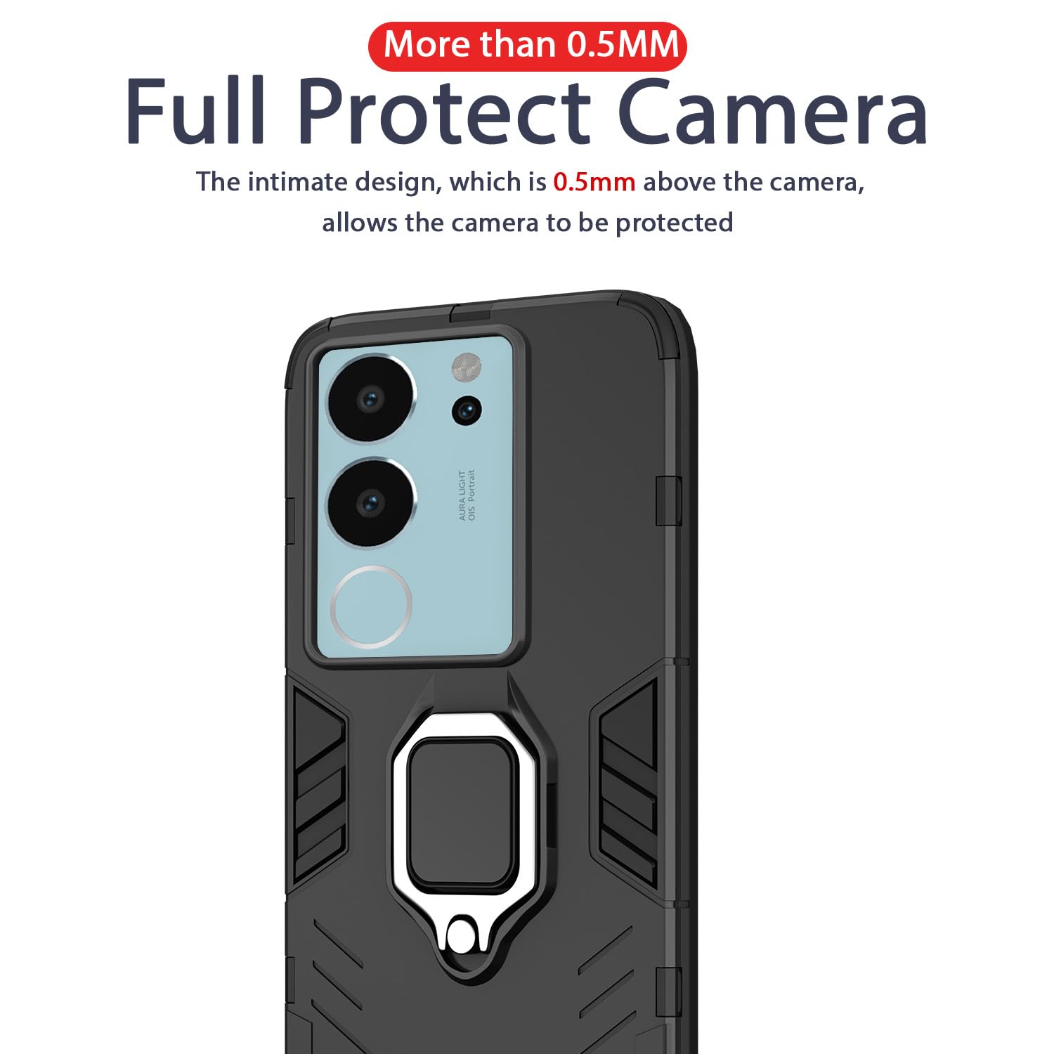 Pikkme Vivo V29/V29 Pro 5G black back cover – photo 7