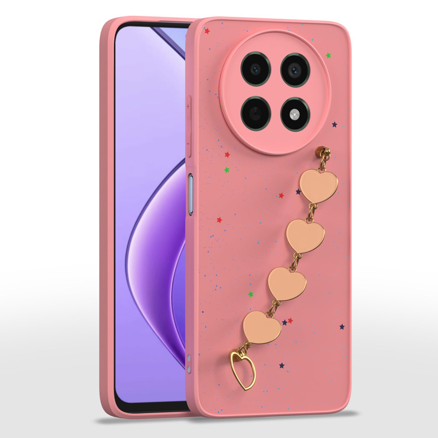 Pikkme Realme Narzo 70x 5G/N65/13/12/12X 5G/C65 pink phone cover