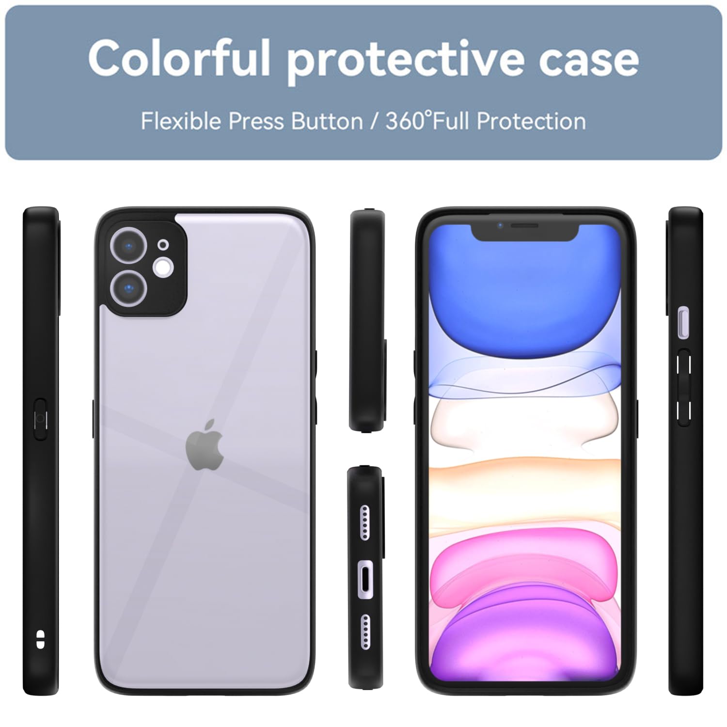 Pikkme iPhone 11 Eagle 2.0 Back Cover (Black)