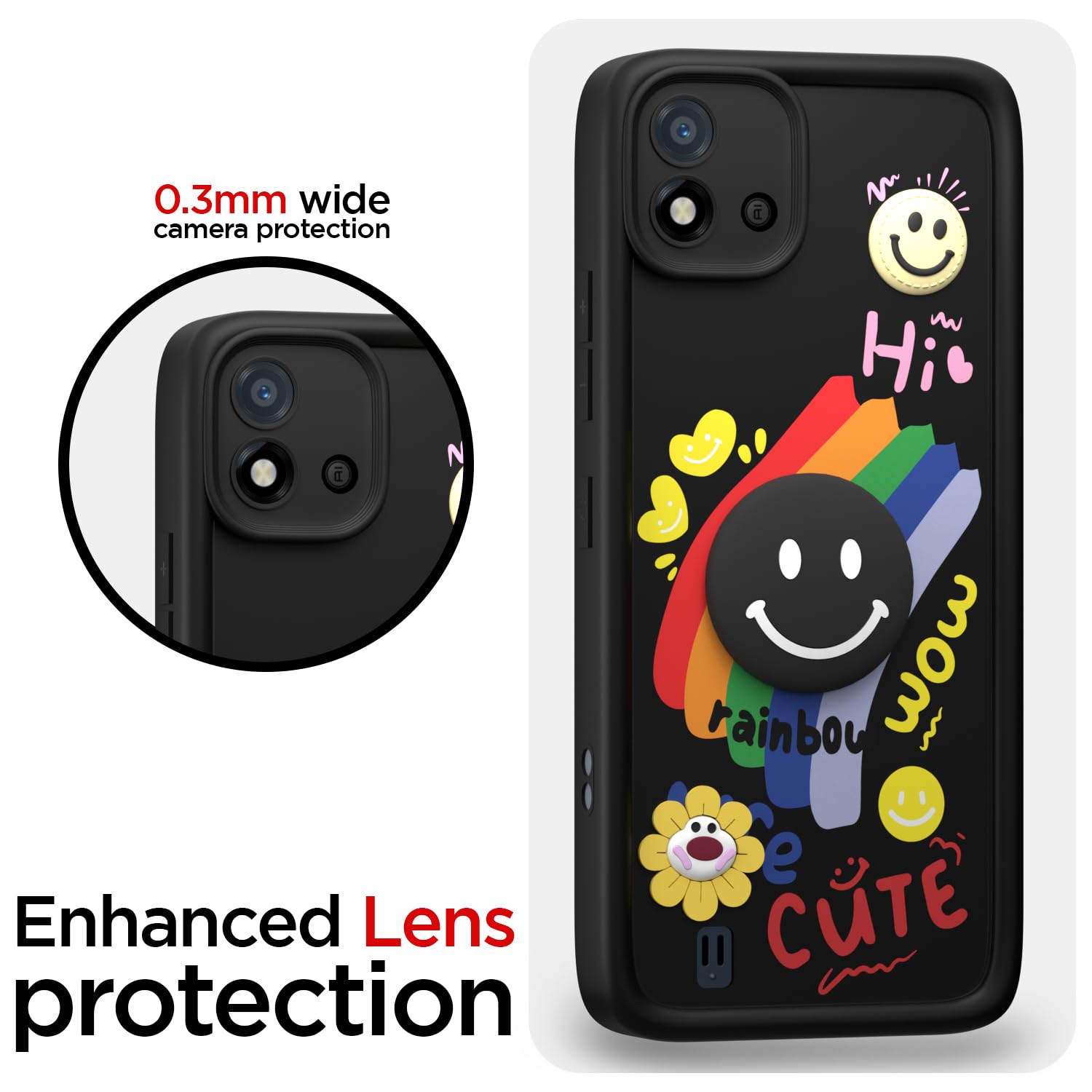 Pikkme Realme C20 black back cover – photo 5