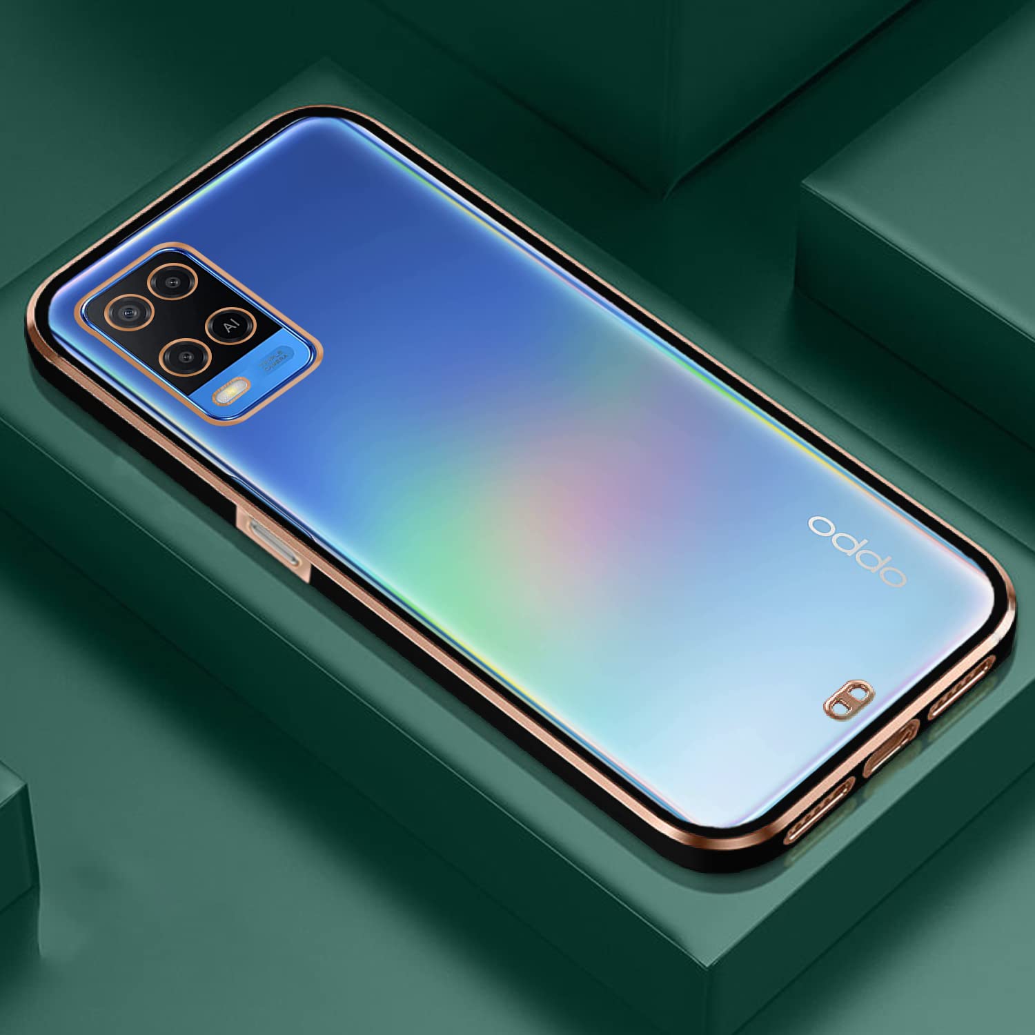 Oppo A54 mobile back cover in black by Pikkme – photo 6