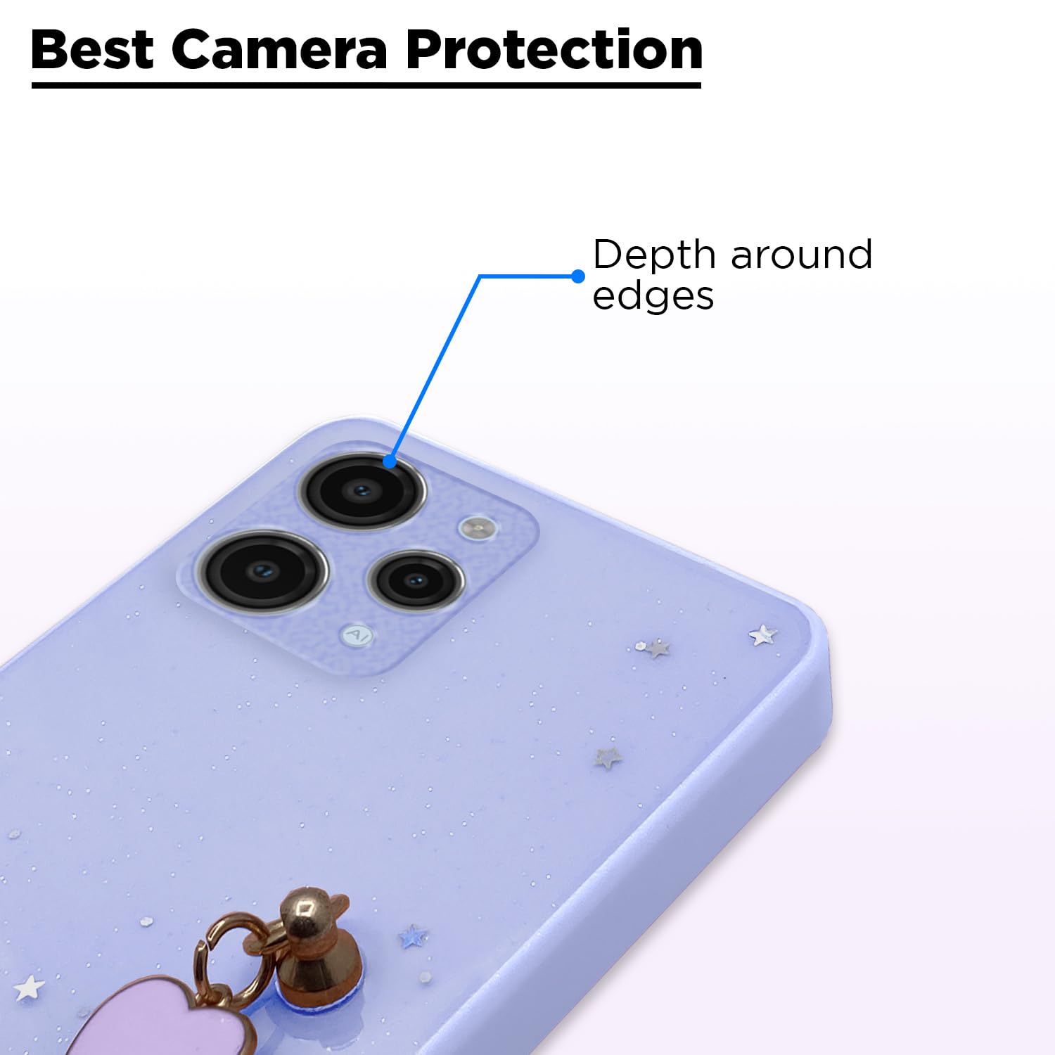 Pikkme Redmi 12 4G Chain purple phone cover – photo 2